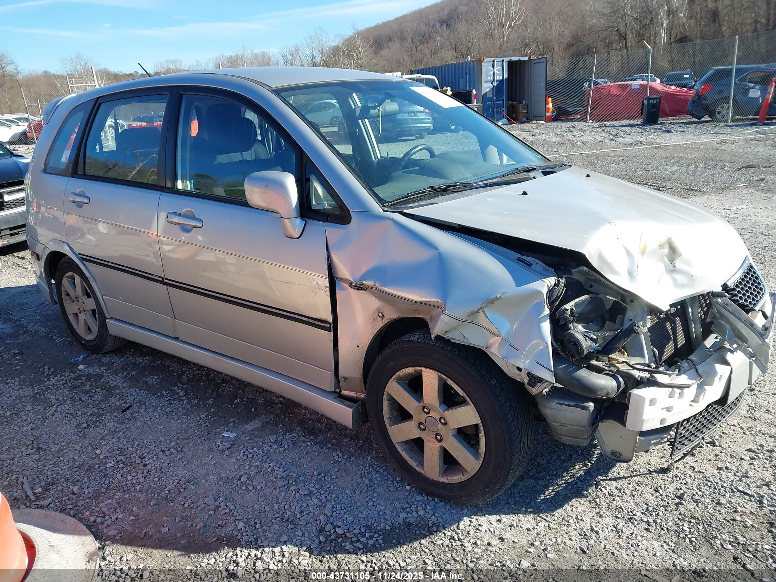 2005 Suzuki Aerio Sx   Silver vin: JS2RD61H555300975