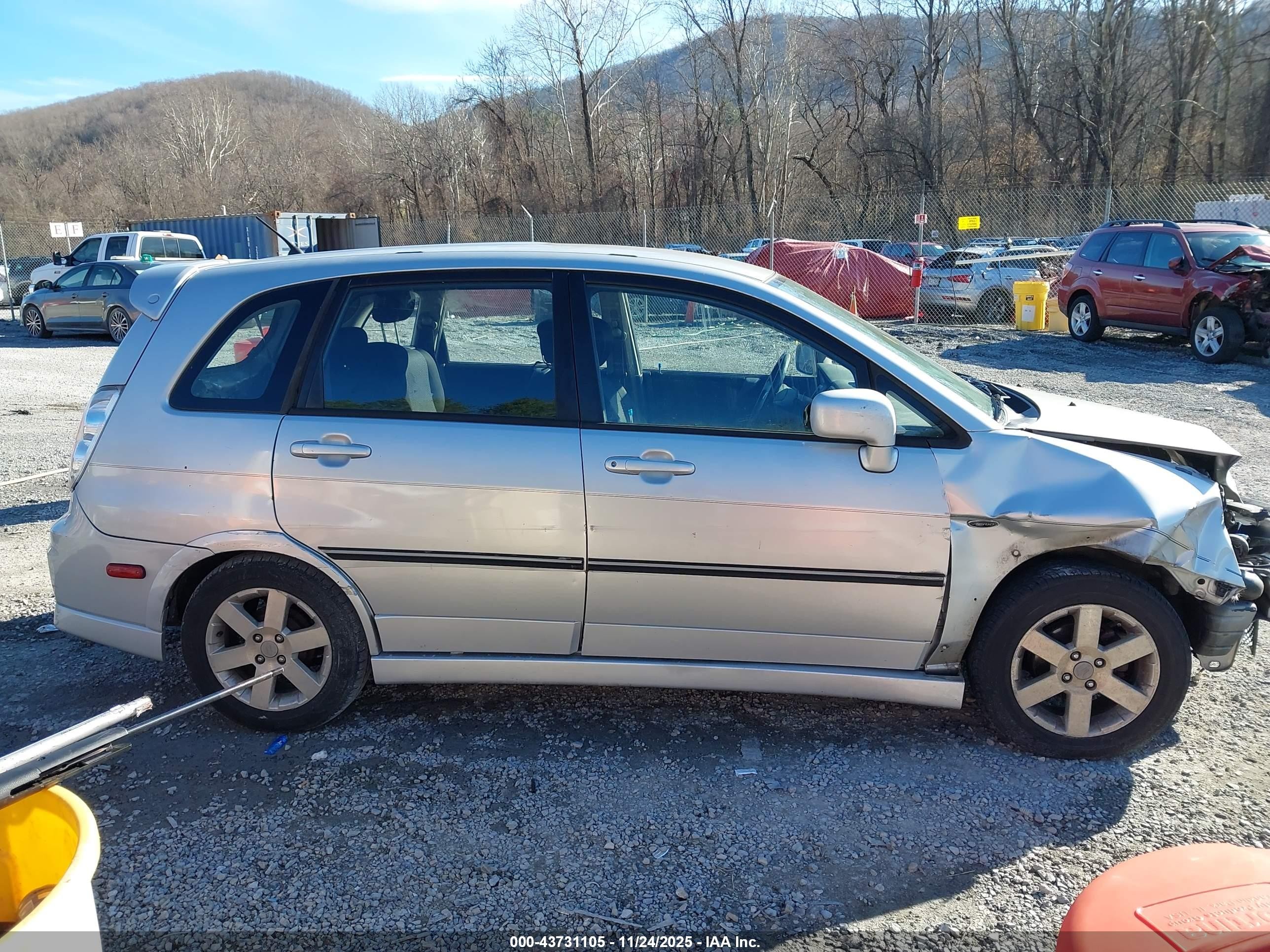 2005 Suzuki Aerio Sx   Silver vin: JS2RD61H555300975