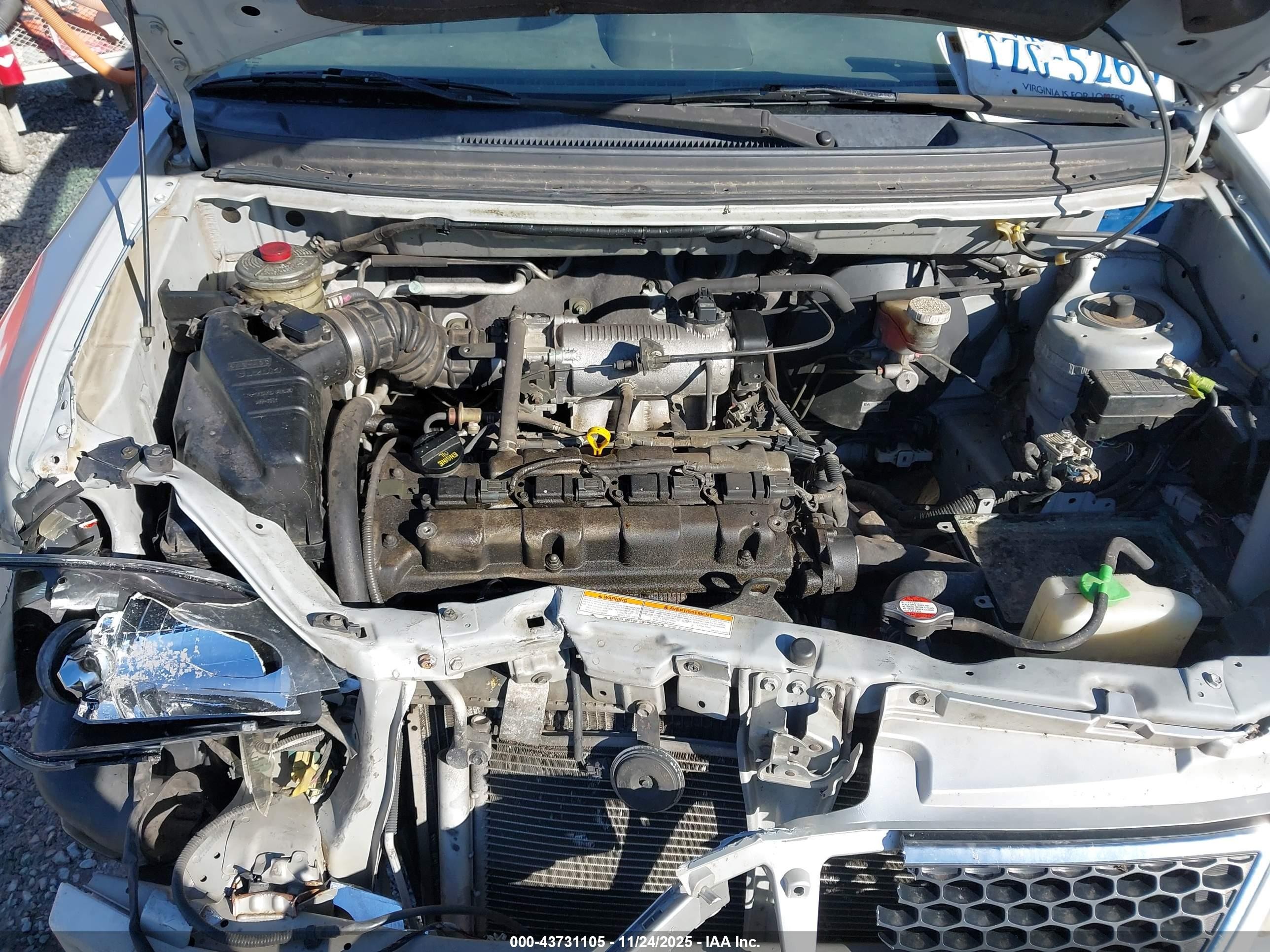 2005 Suzuki Aerio Sx   Silver vin: JS2RD61H555300975