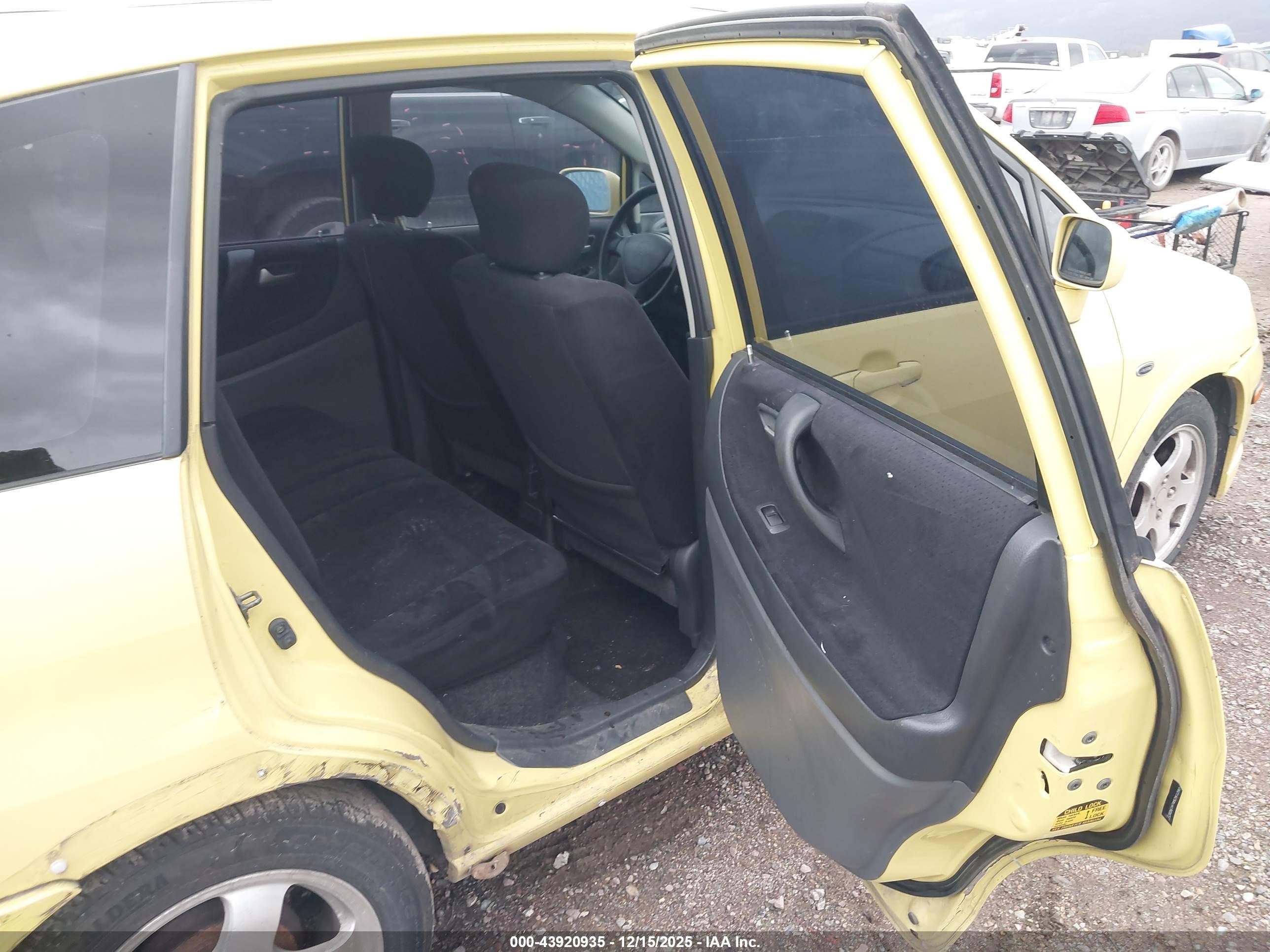2004 Suzuki Aerio Sx   Yellow vin: JS2RD61H745251230