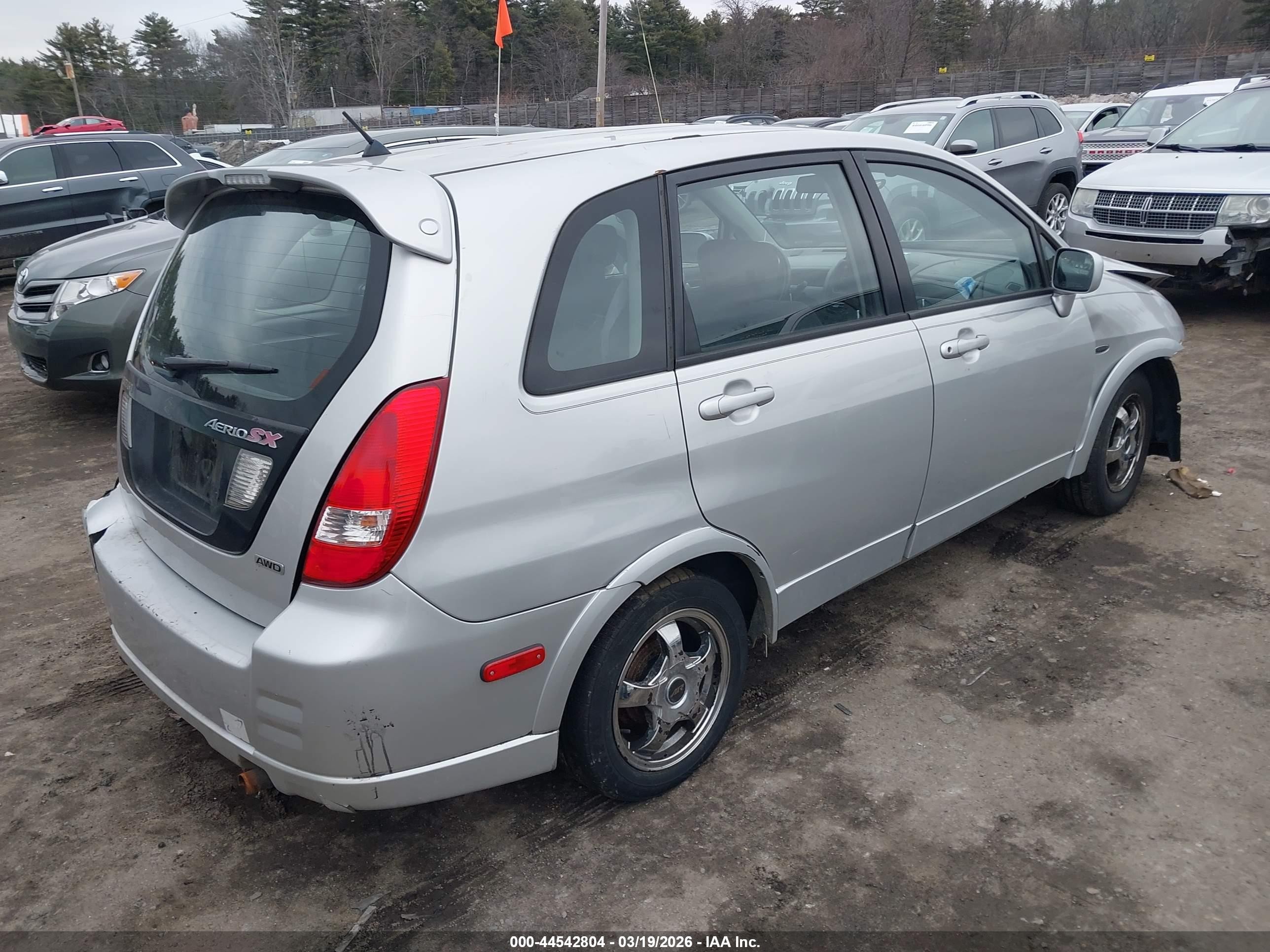 2004 Suzuki Aerio Sx   Silver vin: JS2RD61H945251424