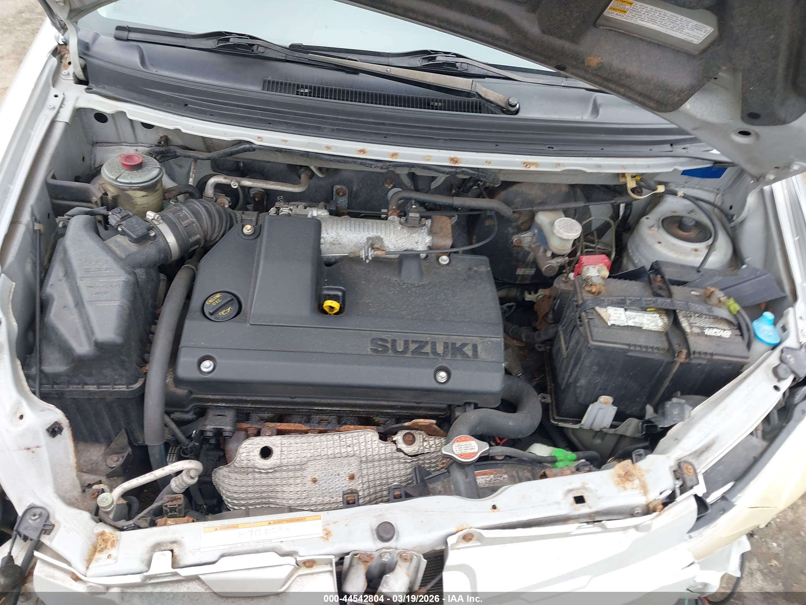 2004 Suzuki Aerio Sx   Silver vin: JS2RD61H945251424