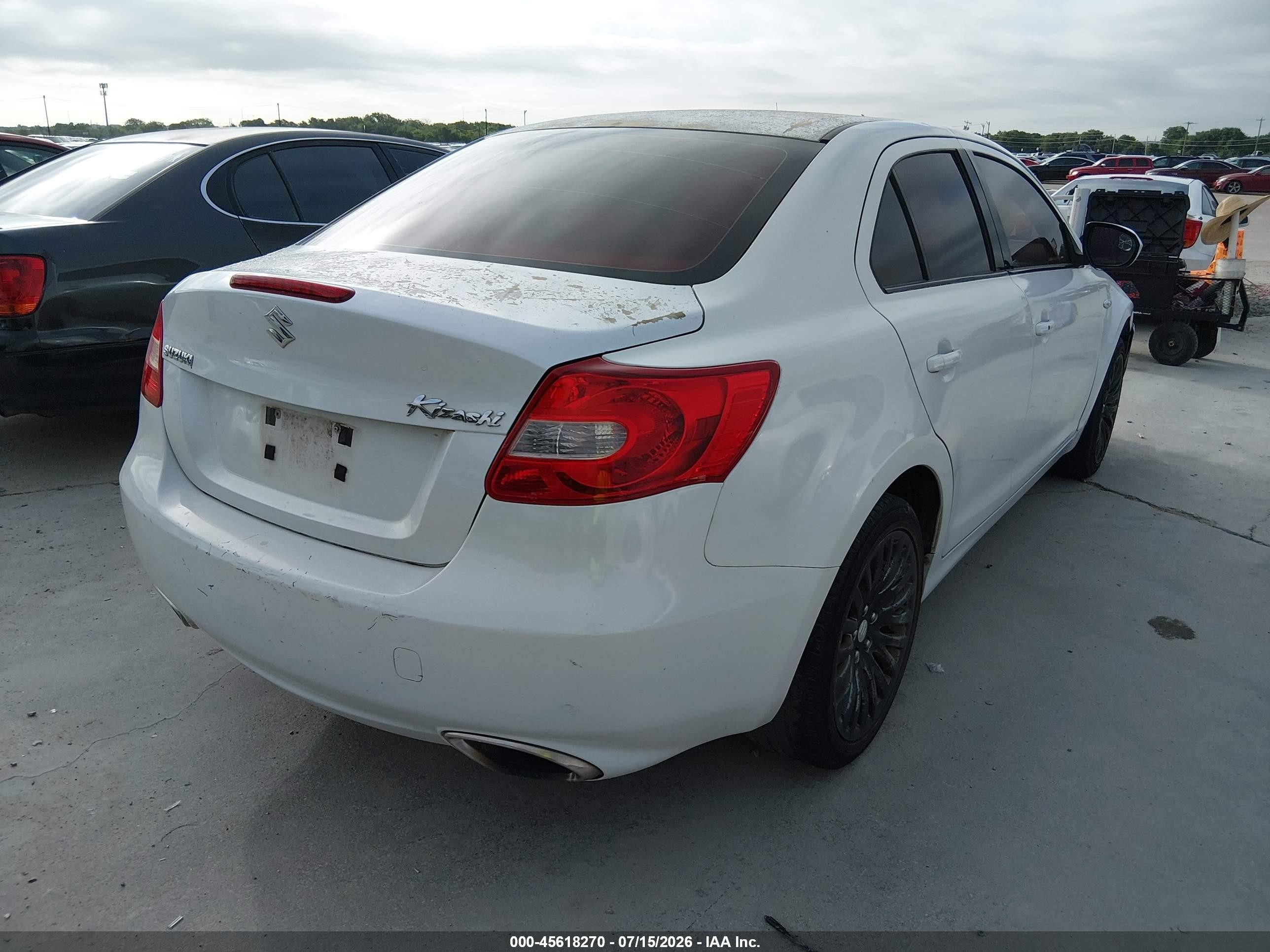2011 Suzuki Kizashi Se White vin: JS2RE9A32B6111516