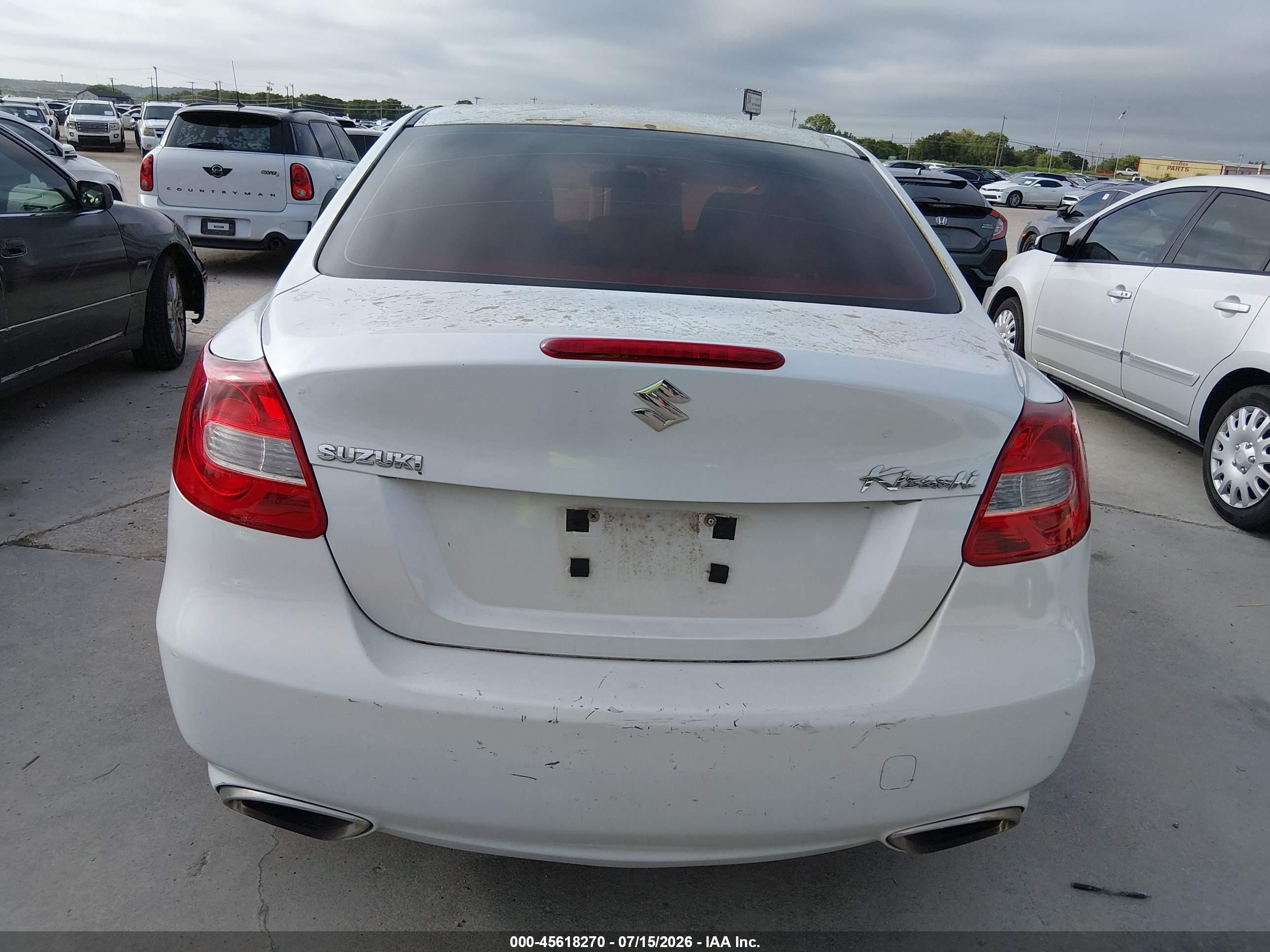 2011 Suzuki Kizashi Se White vin: JS2RE9A32B6111516