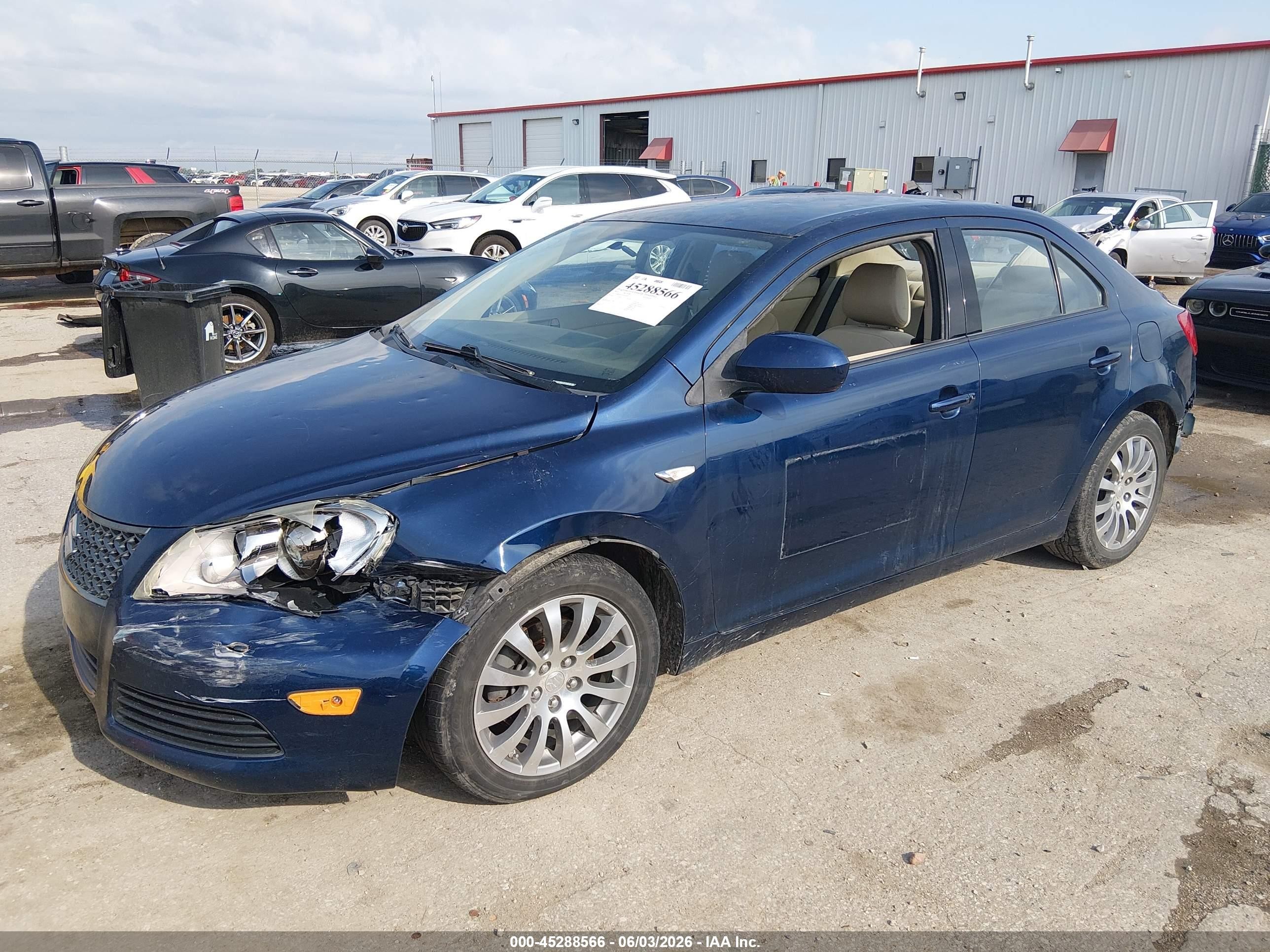 2010 Suzuki Kizashi Se Blue vin: JS2RE9A37A6101031