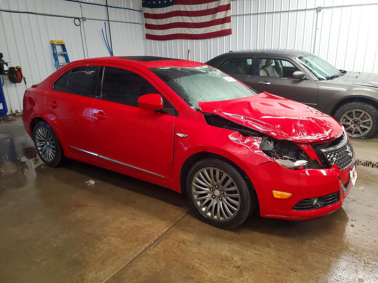 2010 Suzuki Kizashi Gts Red vin: JS2RE9A59A6100027