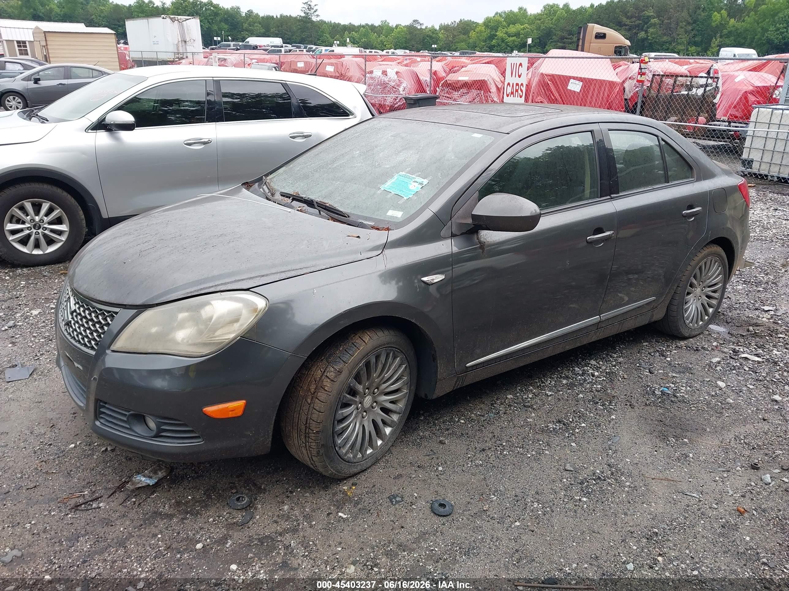 2010 Suzuki Kizashi Gts Серый vin: JS2RE9A59A6100643