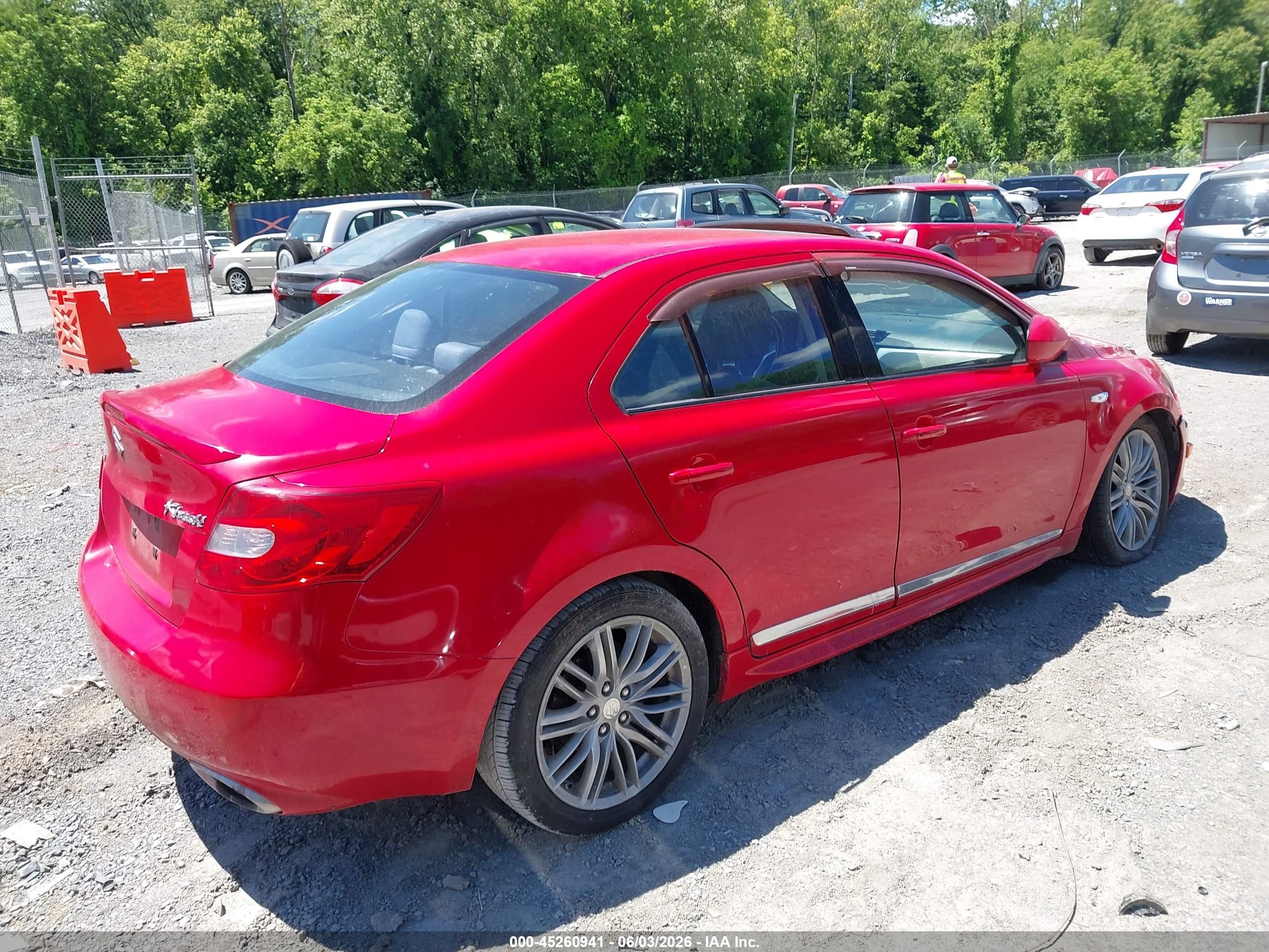 2012 Suzuki Kizashi Sport Gts Red vin: JS2RE9A69C6100279