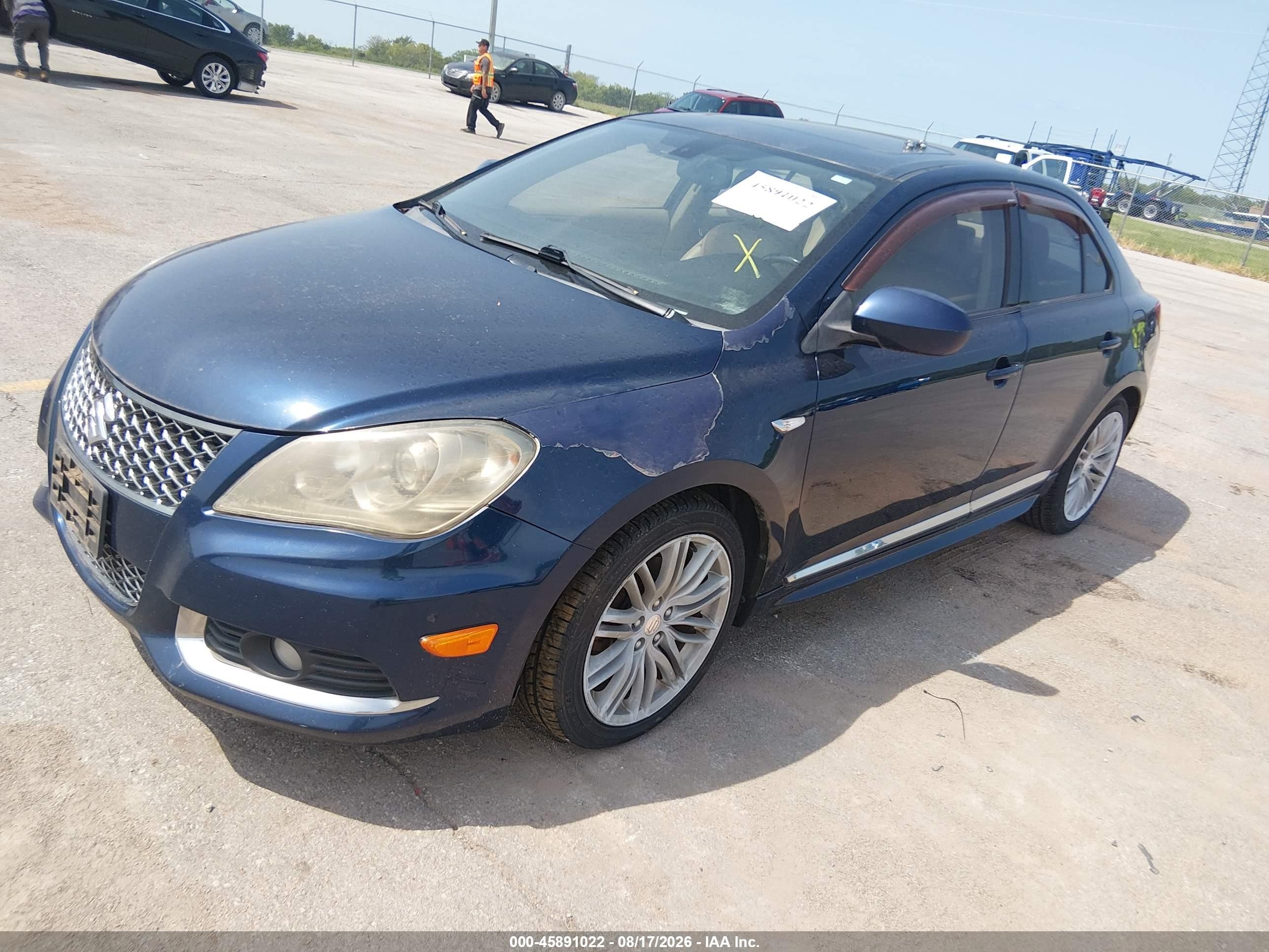 2011 Suzuki Kizashi Sport Sls Blue vin: JS2RE9A81B6110465