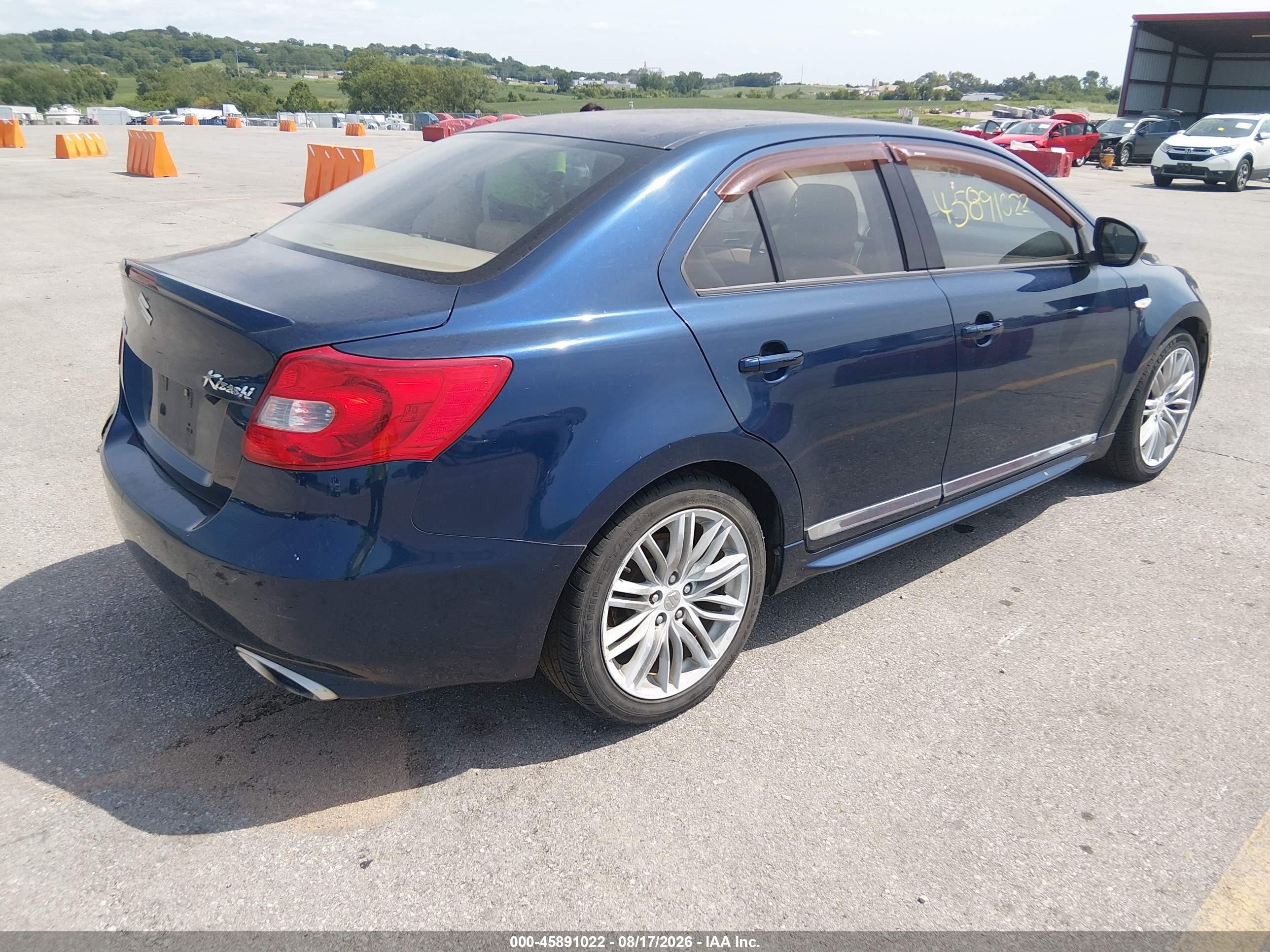 2011 Suzuki Kizashi Sport Sls Blue vin: JS2RE9A81B6110465