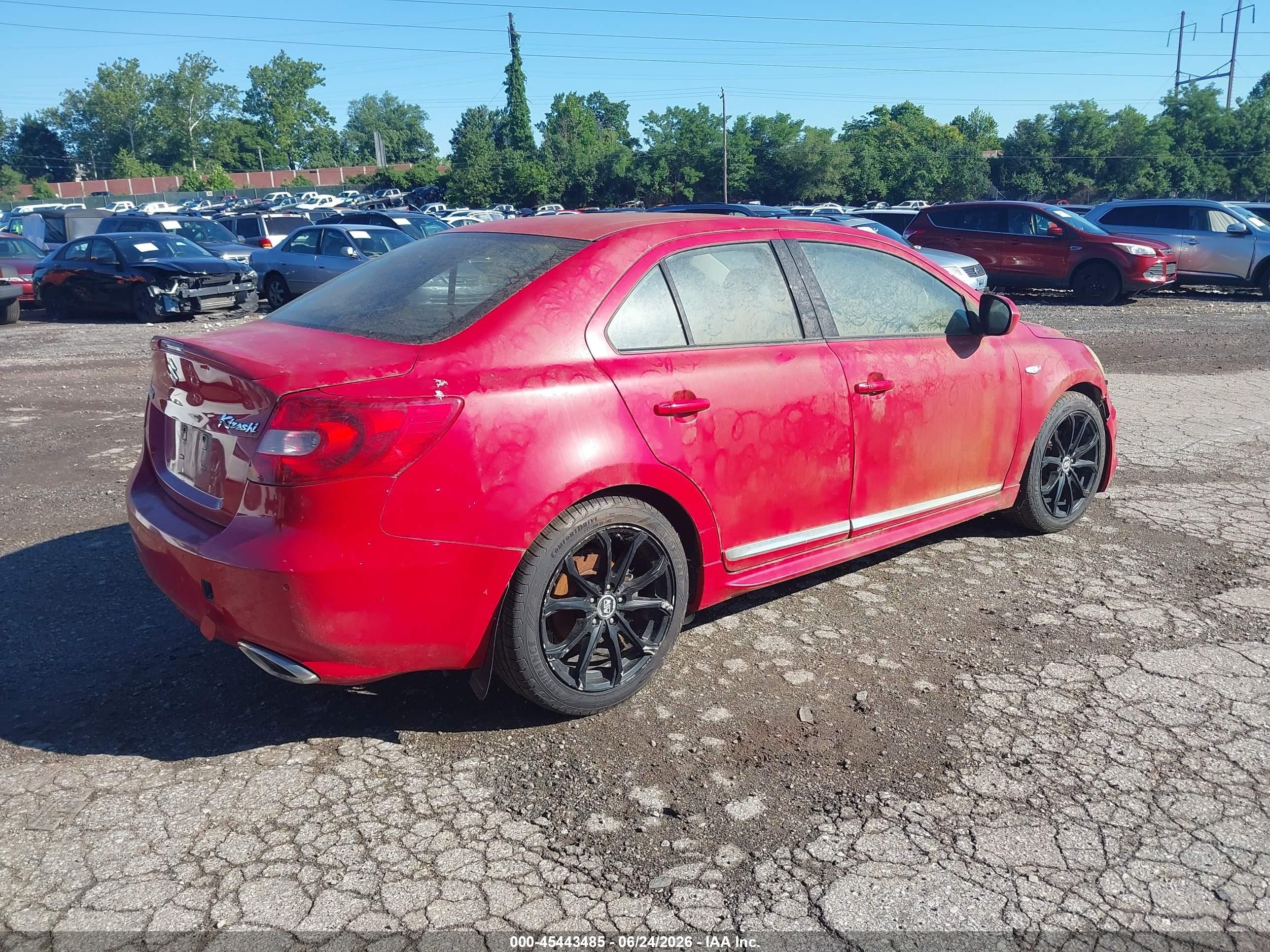 2011 Suzuki Kizashi Sport Sls Red vin: JS2RE9A87B6110020