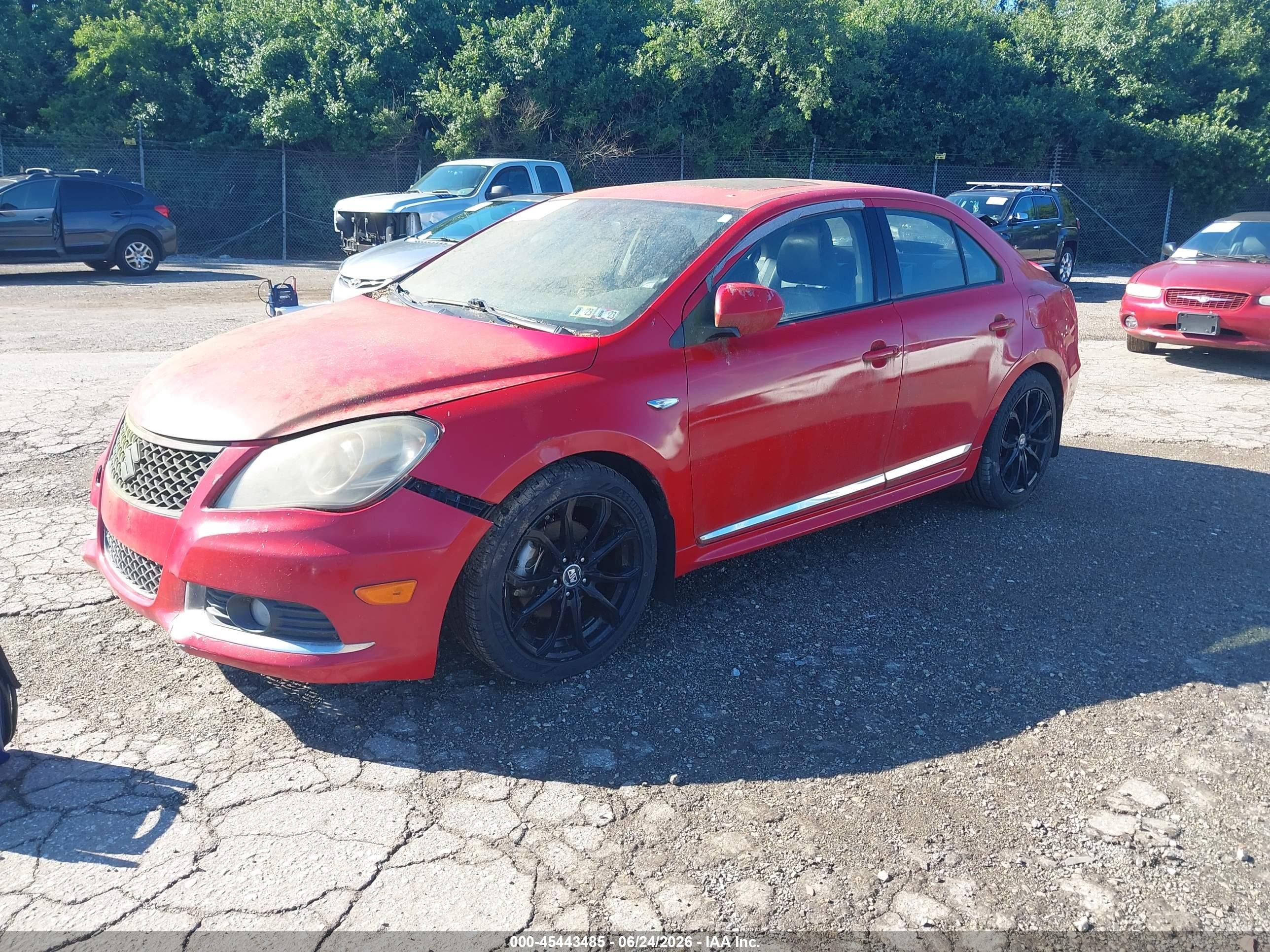 2011 Suzuki Kizashi Sport Sls Red vin: JS2RE9A87B6110020