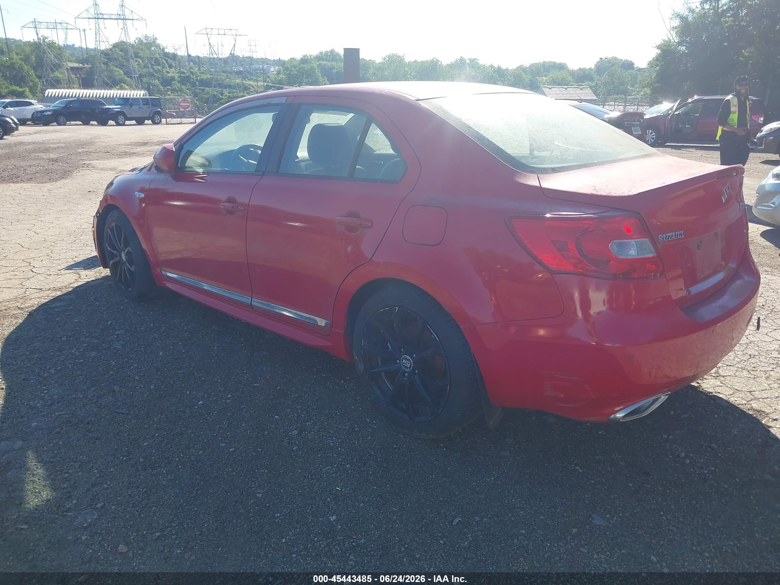 2011 Suzuki Kizashi Sport Sls Red vin: JS2RE9A87B6110020