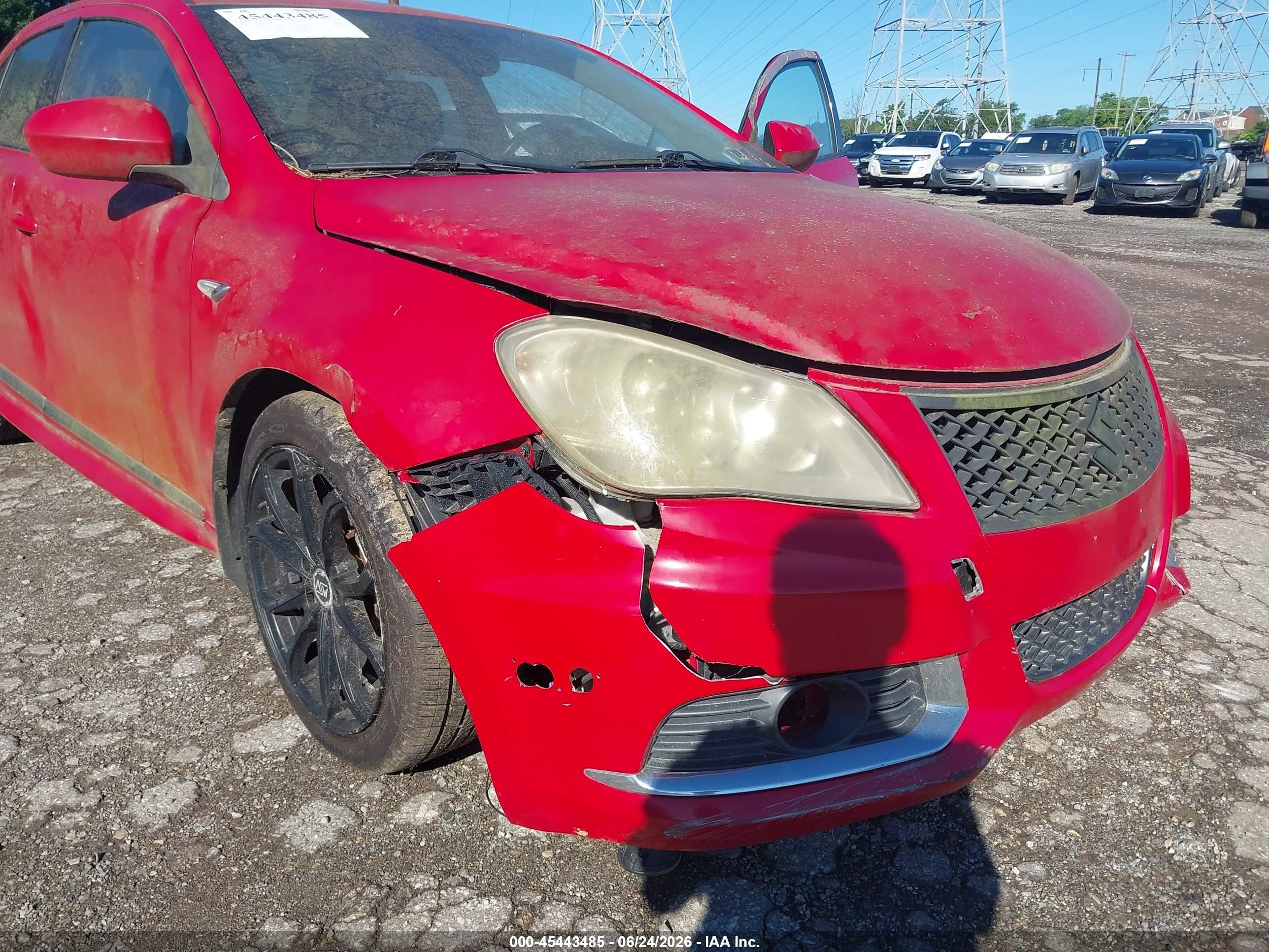 2011 Suzuki Kizashi Sport Sls Red vin: JS2RE9A87B6110020