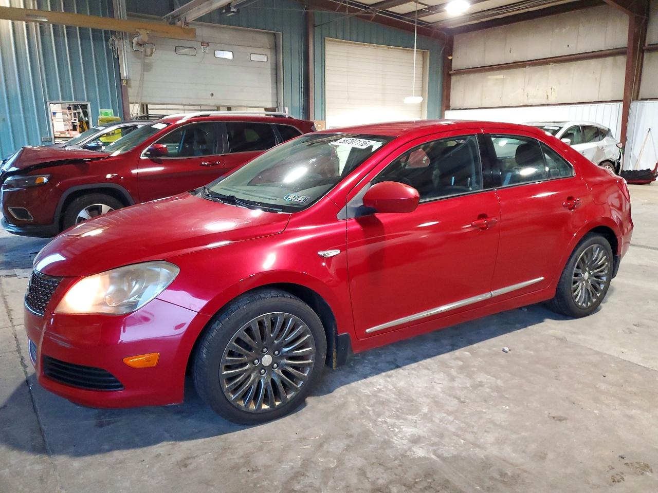 2012 Suzuki Kizashi Se Burgundy vin: JS2RF9A32C6100014