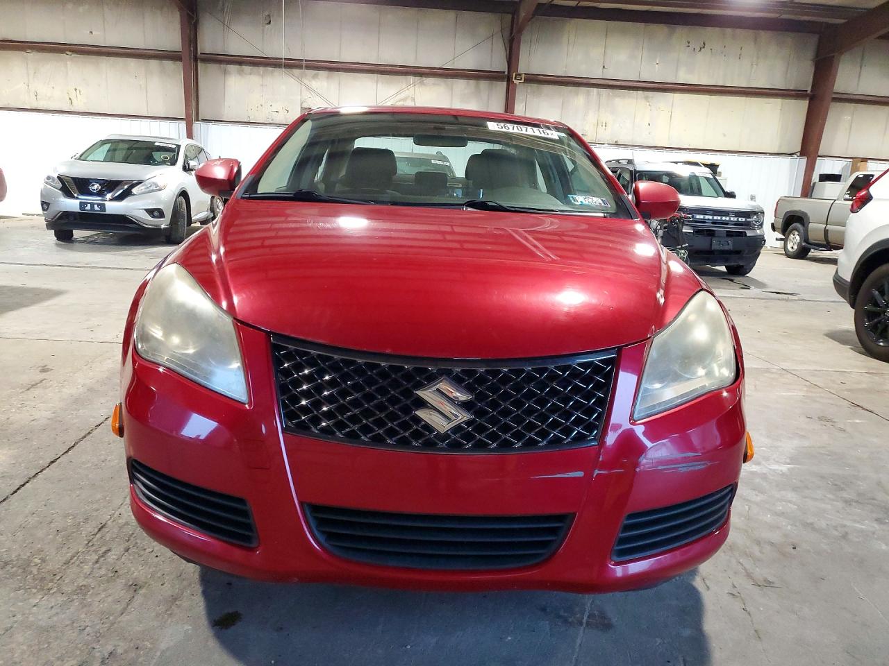 2012 Suzuki Kizashi Se Burgundy vin: JS2RF9A32C6100014