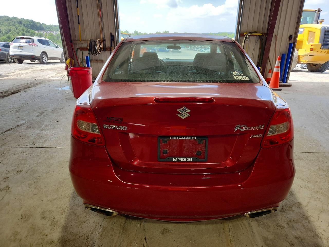 2012 Suzuki Kizashi Se Burgundy vin: JS2RF9A34C6101441