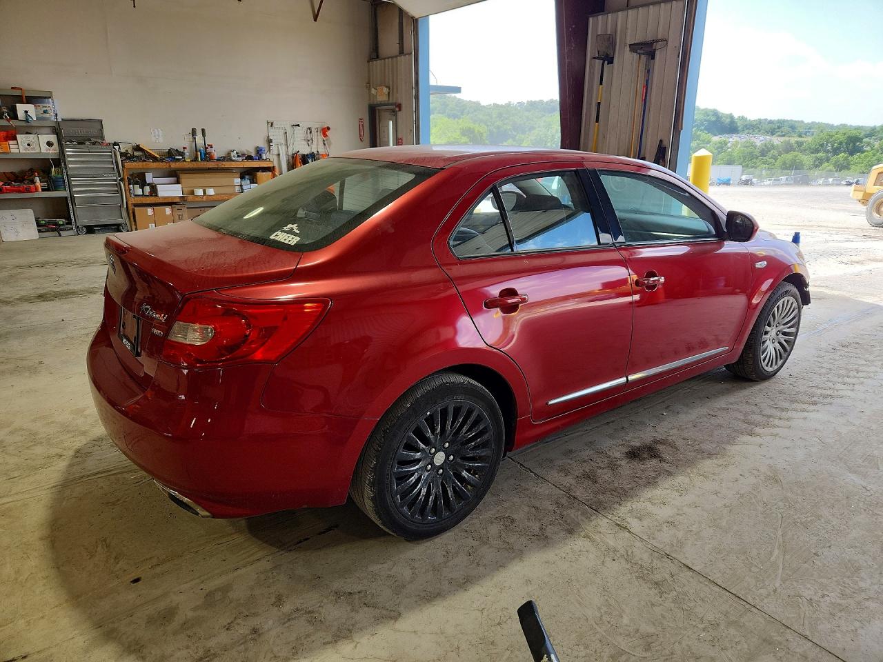 2012 Suzuki Kizashi Se Burgundy vin: JS2RF9A34C6101441