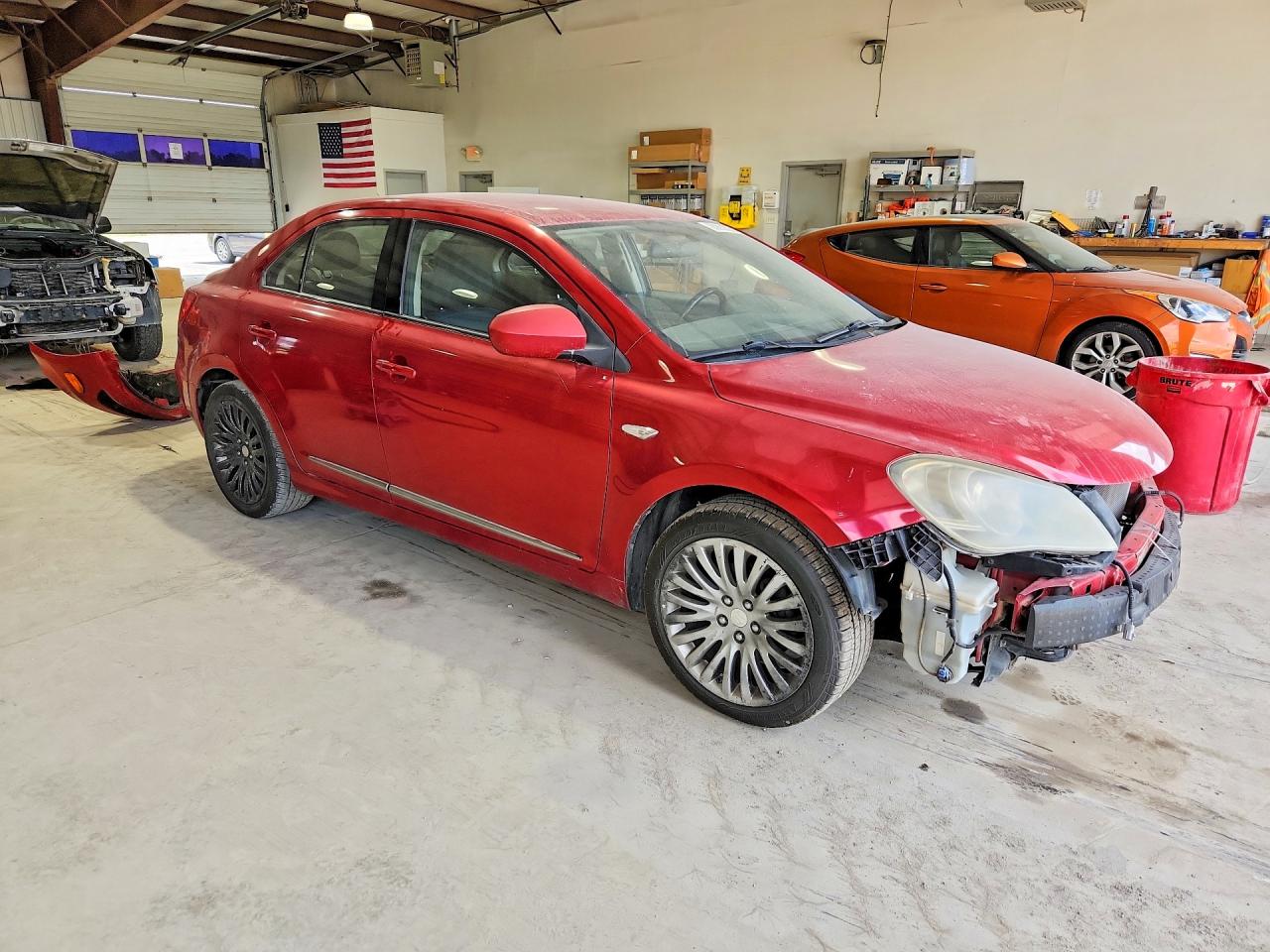 2012 Suzuki Kizashi Se Burgundy vin: JS2RF9A34C6101441