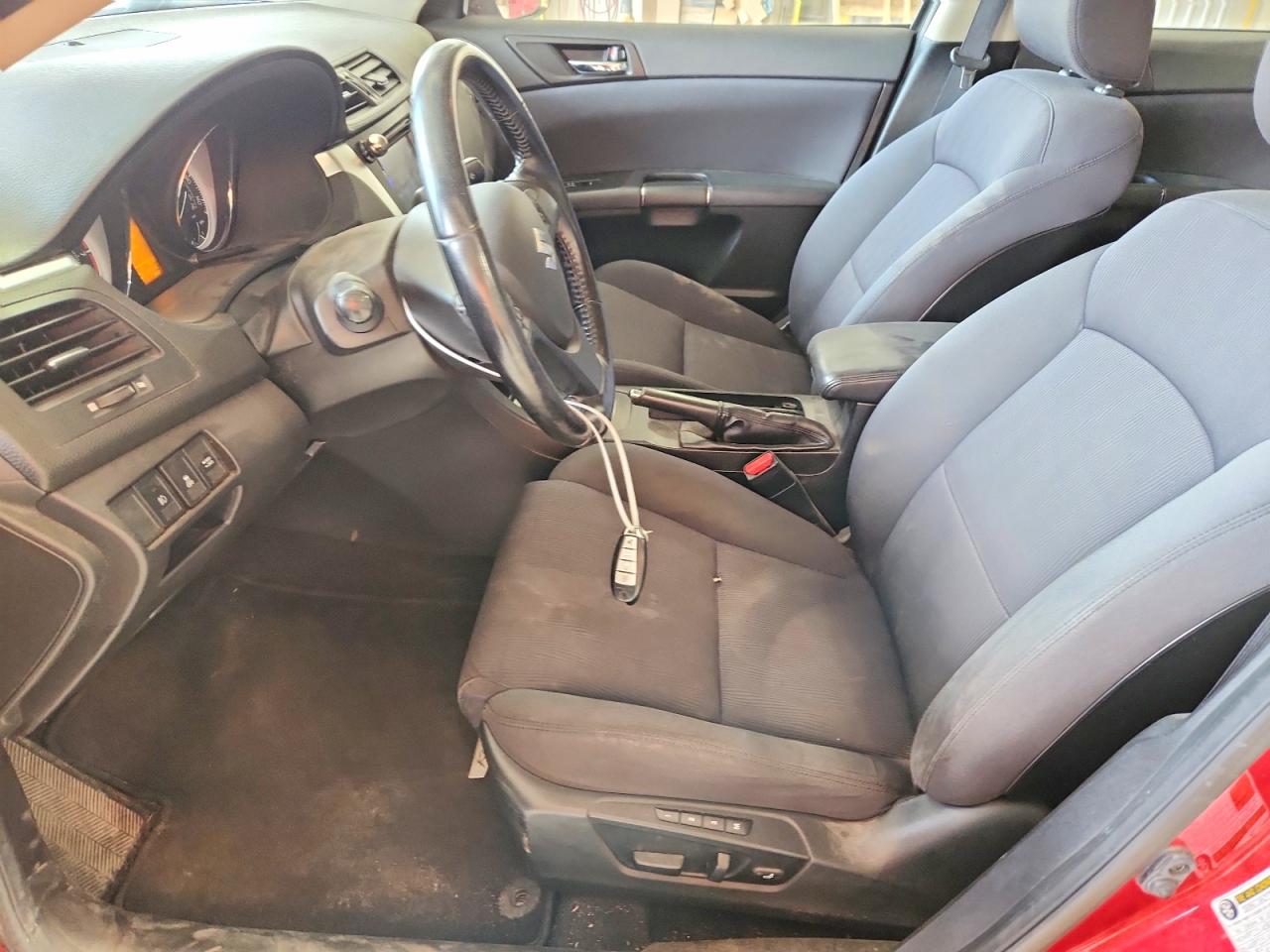 2012 Suzuki Kizashi Se Burgundy vin: JS2RF9A34C6101441