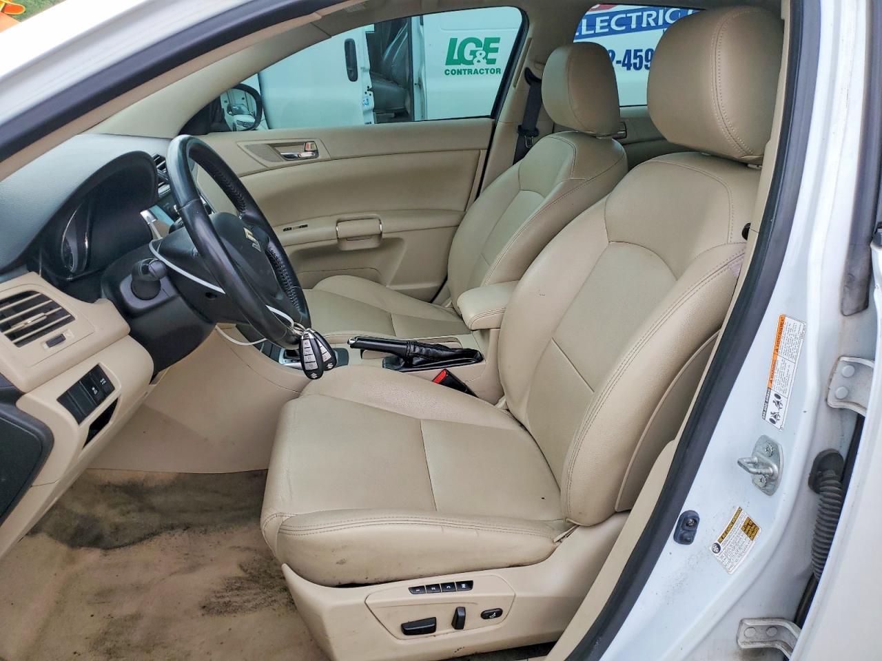 2012 Suzuki Kizashi Se Белый vin: JS2RF9A39C6100608