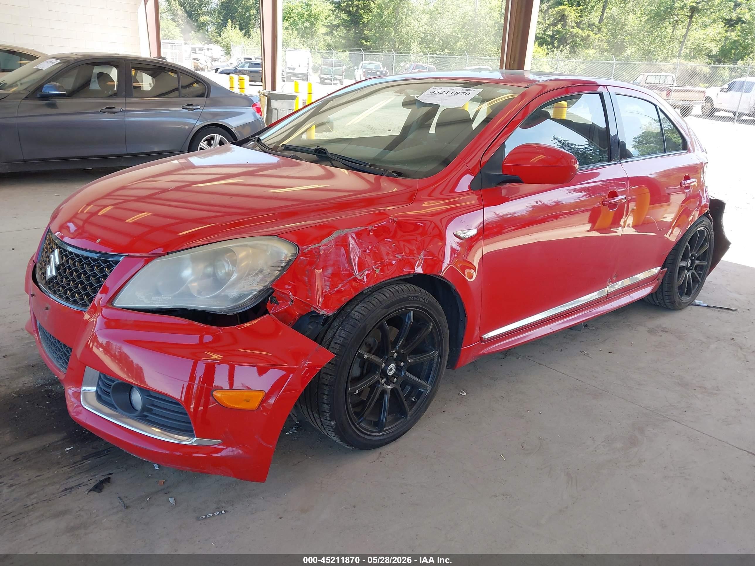 2011 Suzuki Kizashi Sport Gts Red vin: JS2RF9A61B6110137
