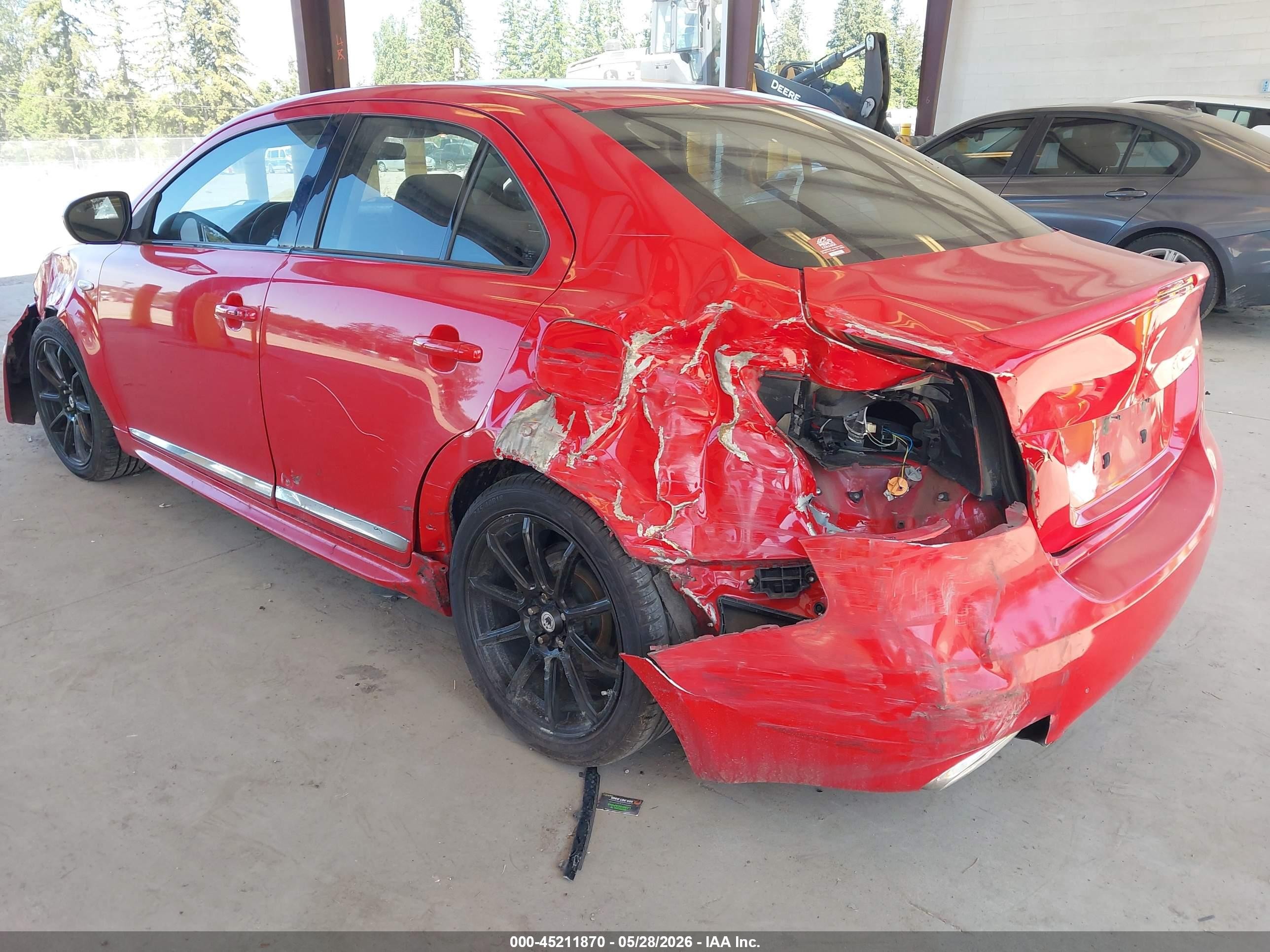 2011 Suzuki Kizashi Sport Gts Red vin: JS2RF9A61B6110137