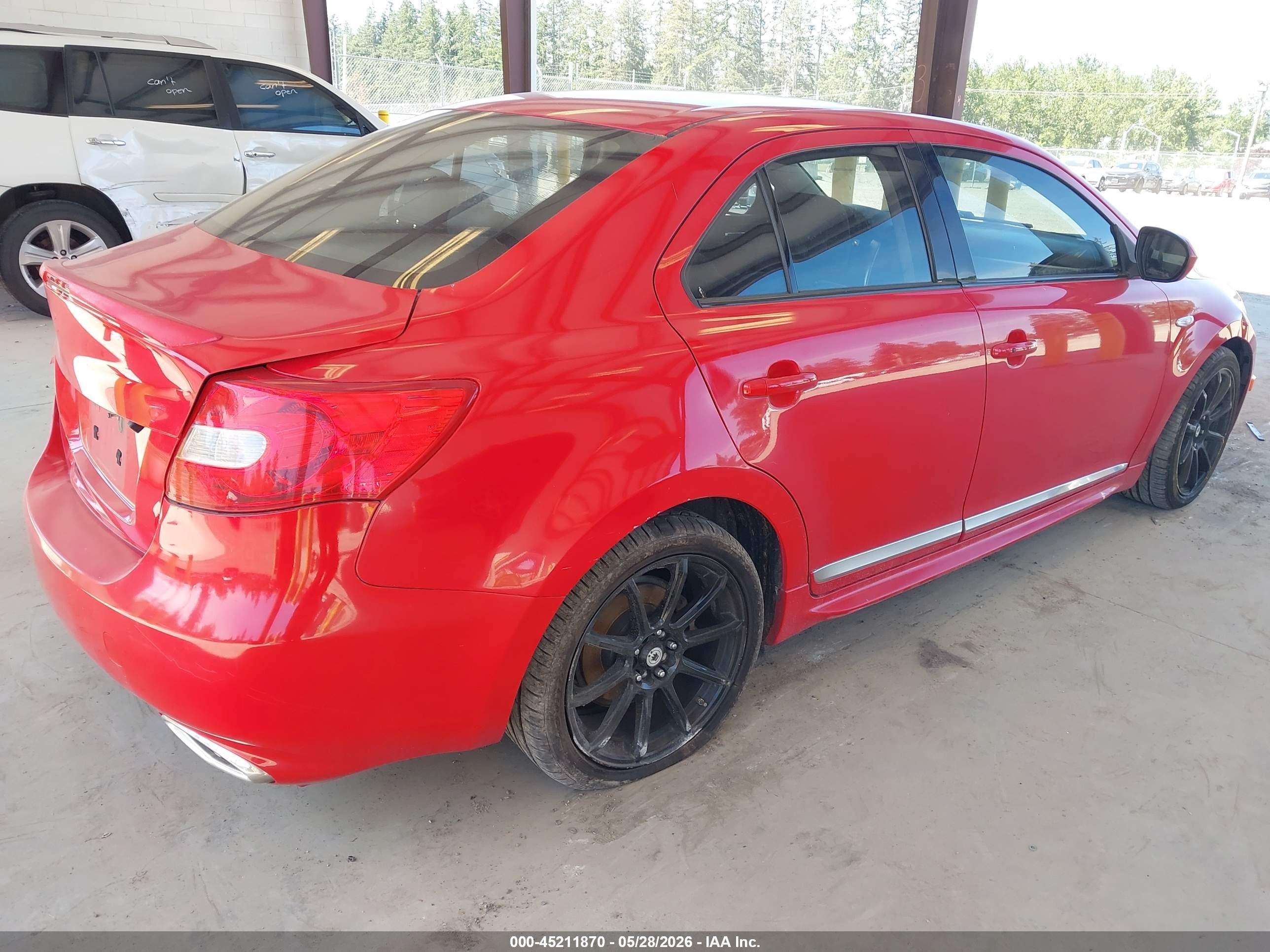 2011 Suzuki Kizashi Sport Gts Red vin: JS2RF9A61B6110137