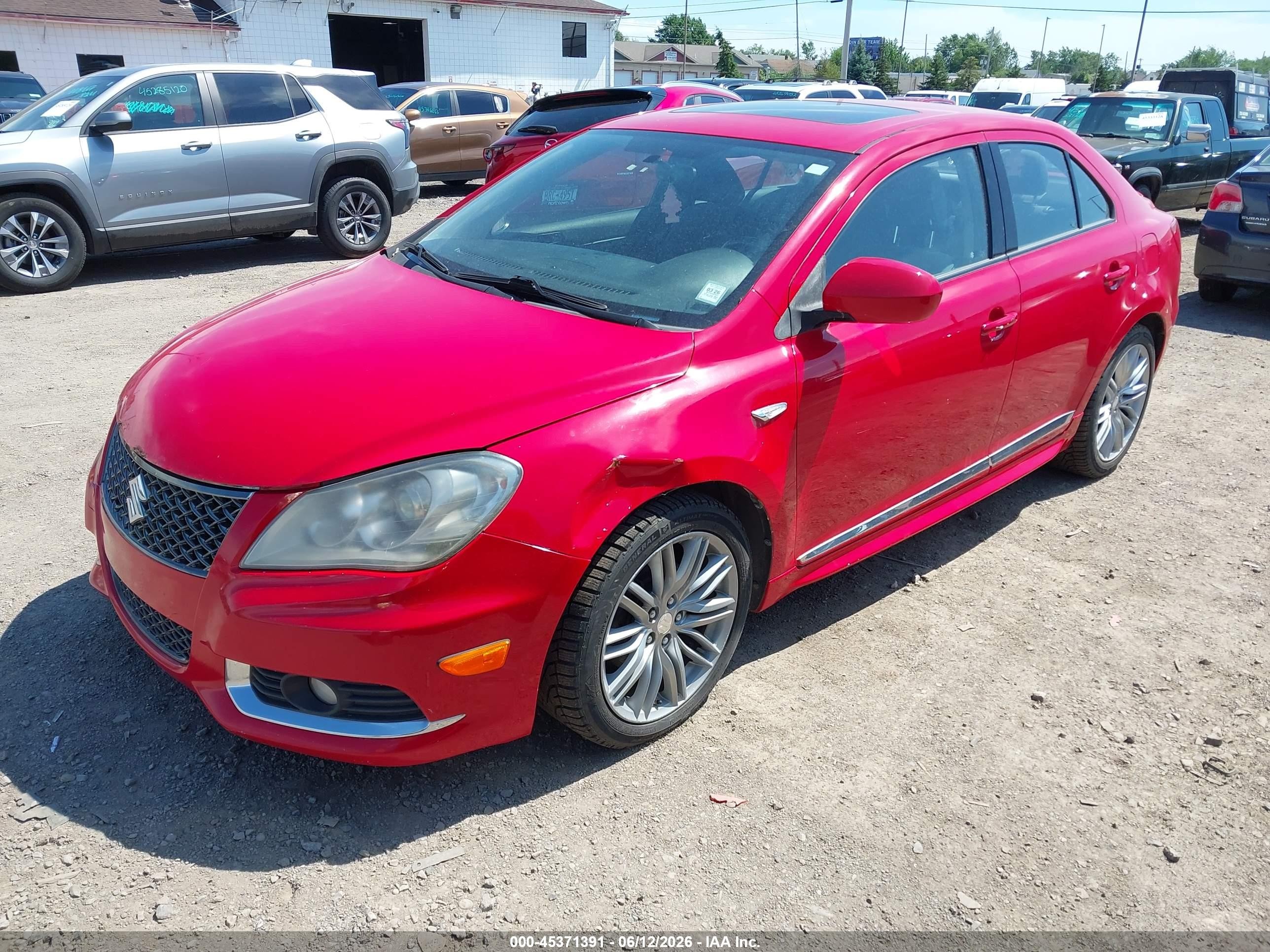 2013 Suzuki Kizashi Sport Gts Red vin: JS2RF9A62D6100140
