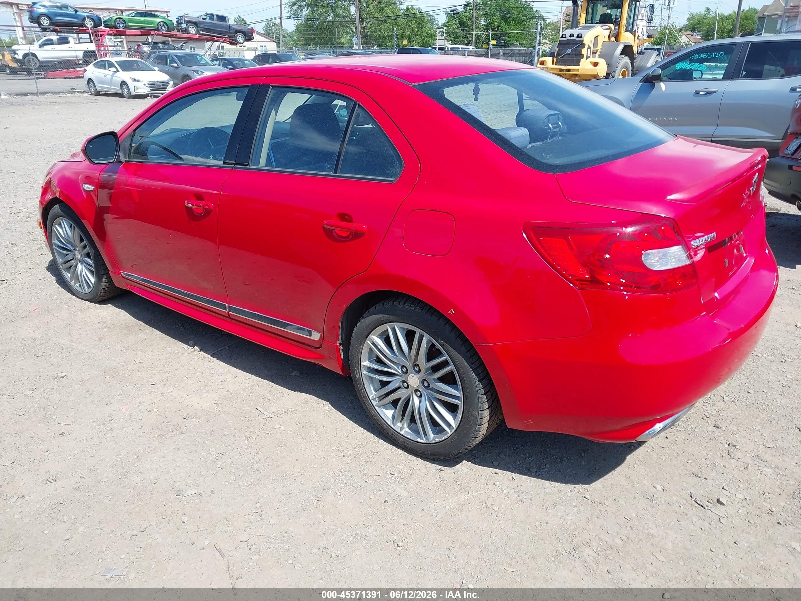 2013 Suzuki Kizashi Sport Gts Red vin: JS2RF9A62D6100140