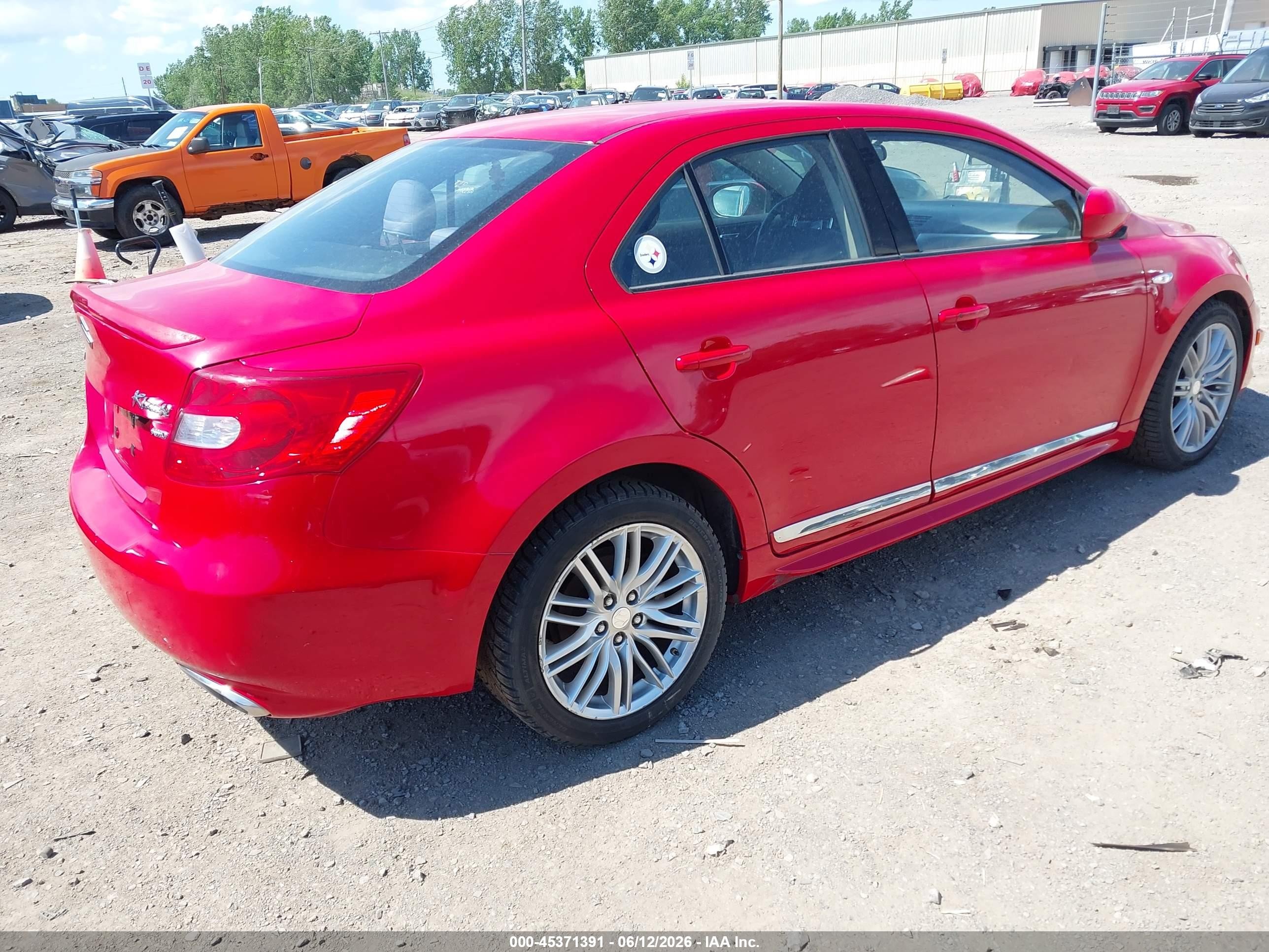 2013 Suzuki Kizashi Sport Gts Red vin: JS2RF9A62D6100140