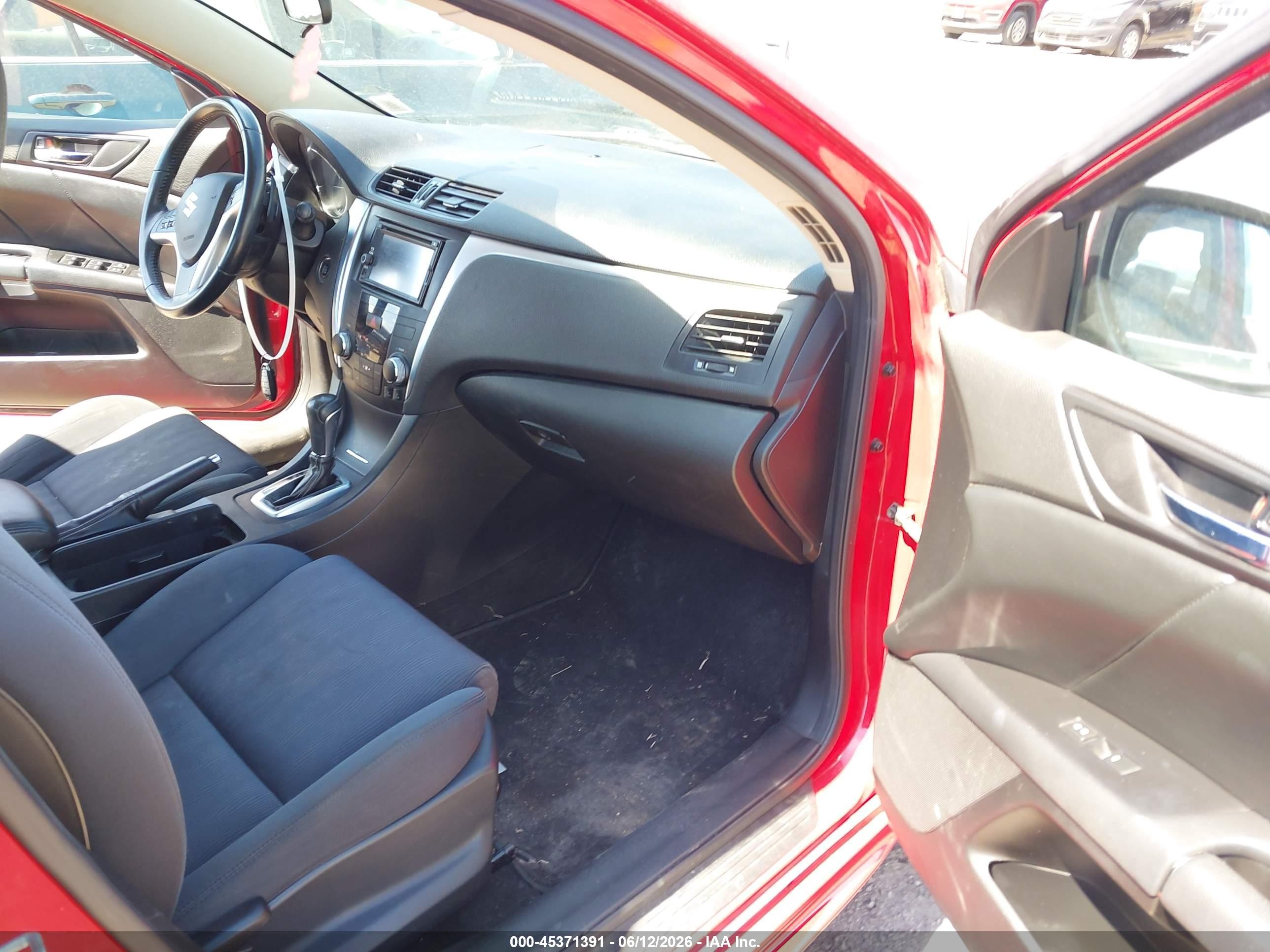 2013 Suzuki Kizashi Sport Gts Red vin: JS2RF9A62D6100140