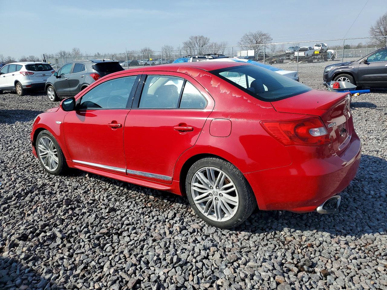 2011 Suzuki Kizashi Sport Gts Red vin: JS2RF9A64B6110665