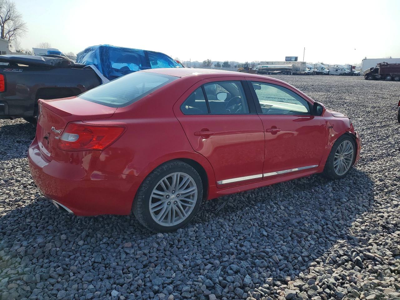 2011 Suzuki Kizashi Sport Gts Red vin: JS2RF9A64B6110665