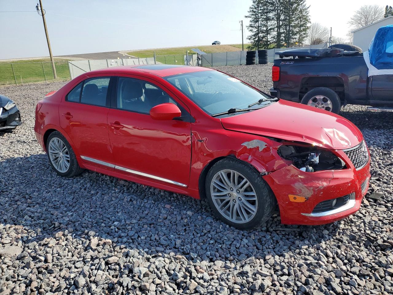 2011 Suzuki Kizashi Sport Gts Red vin: JS2RF9A64B6110665