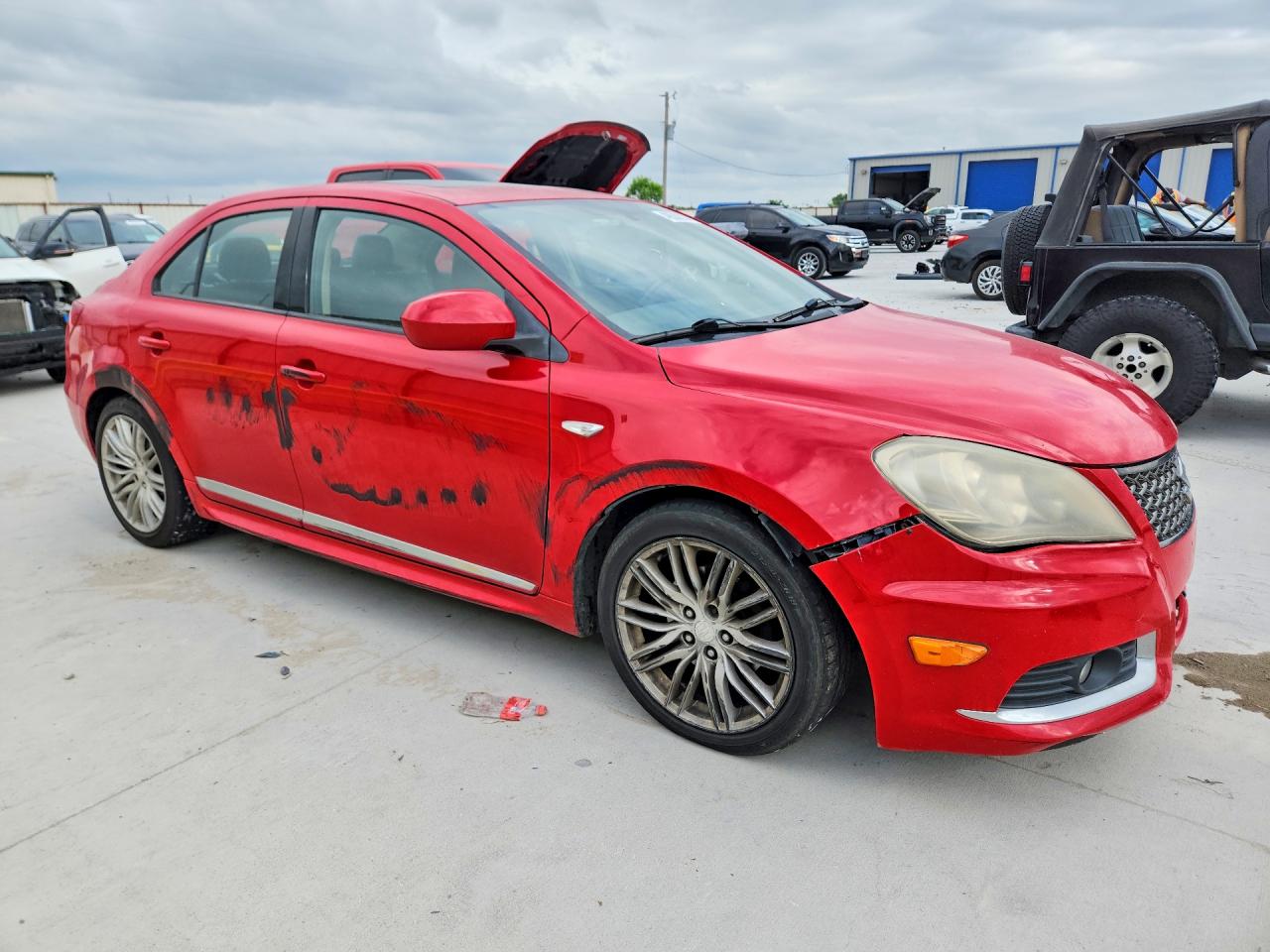 2012 Suzuki Kizashi Sport Gts Red vin: JS2RF9A67C6100035