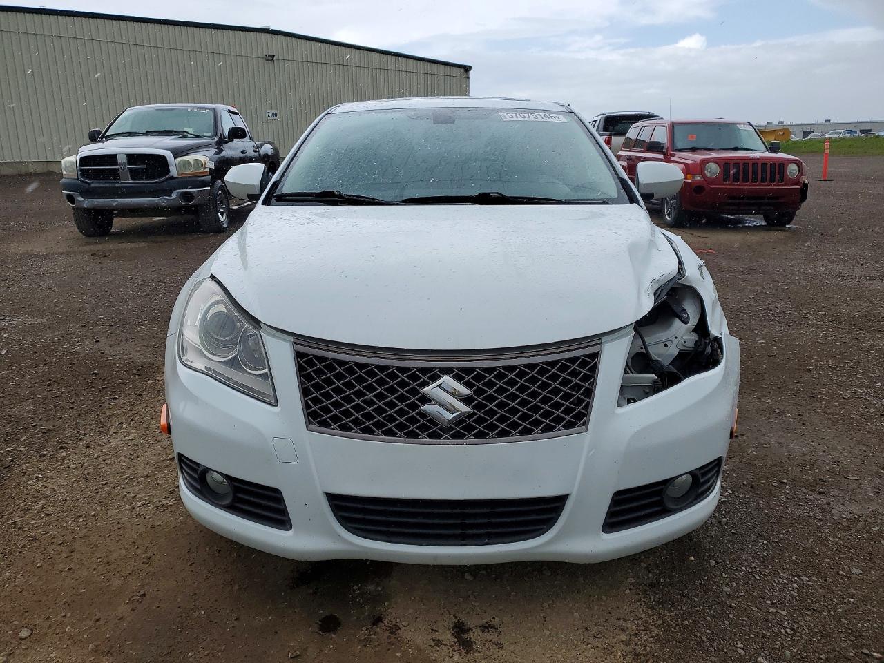2013 Suzuki Kizashi Sx White vin: JS2RF9A70D6100050