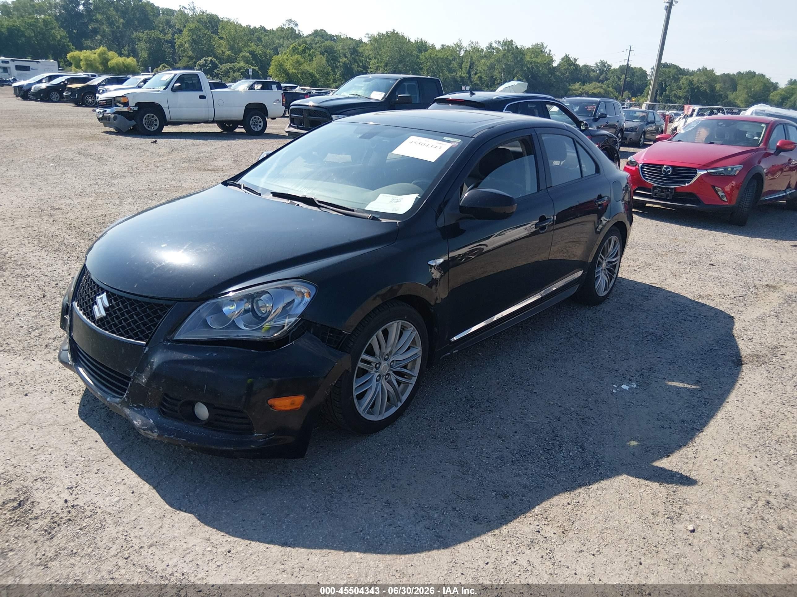 2012 Suzuki Kizashi Sport Sls Black vin: JS2RF9A81C6101067