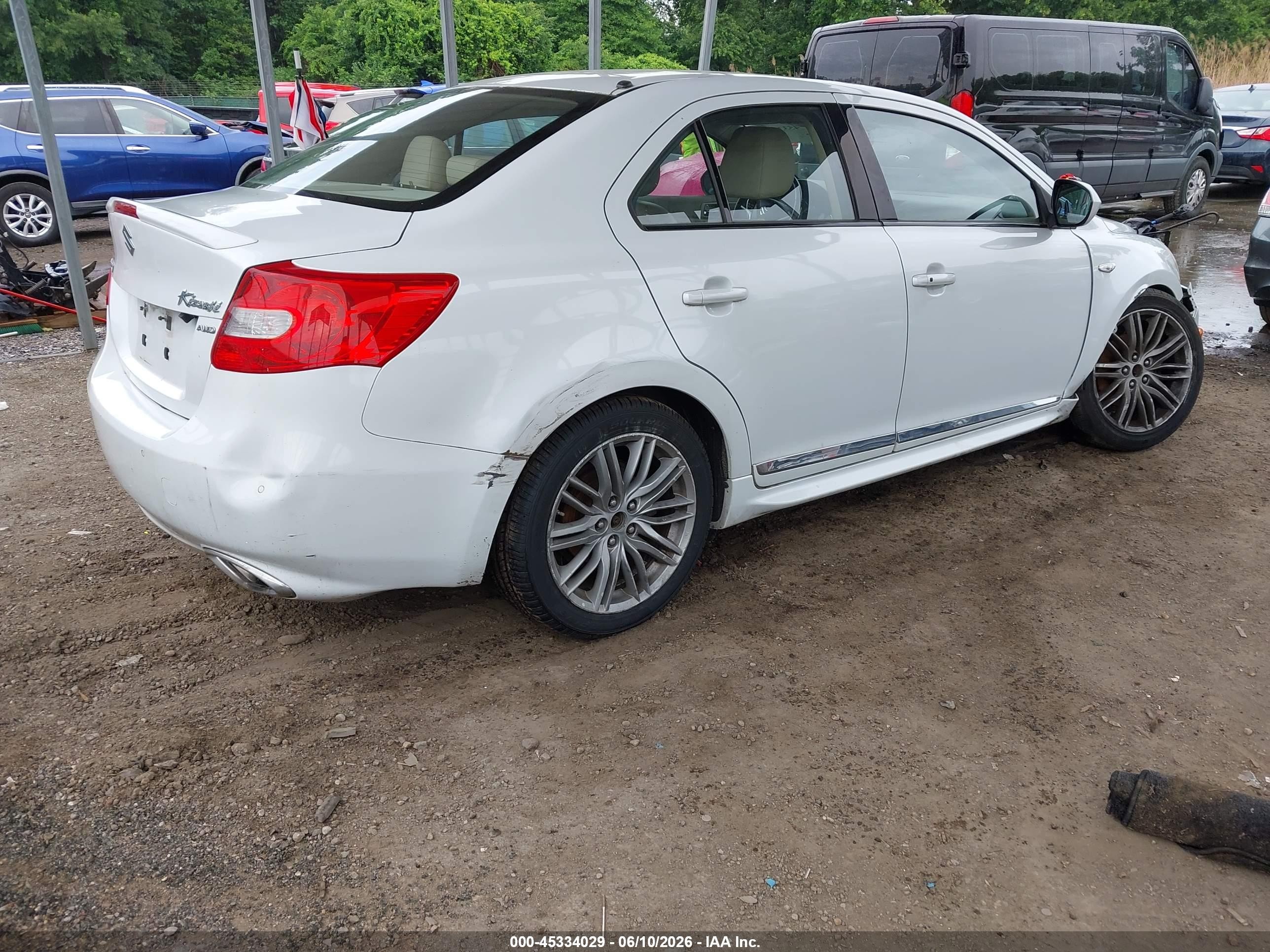 2012 Suzuki Kizashi Sport Sls White vin: JS2RF9A84C6100074