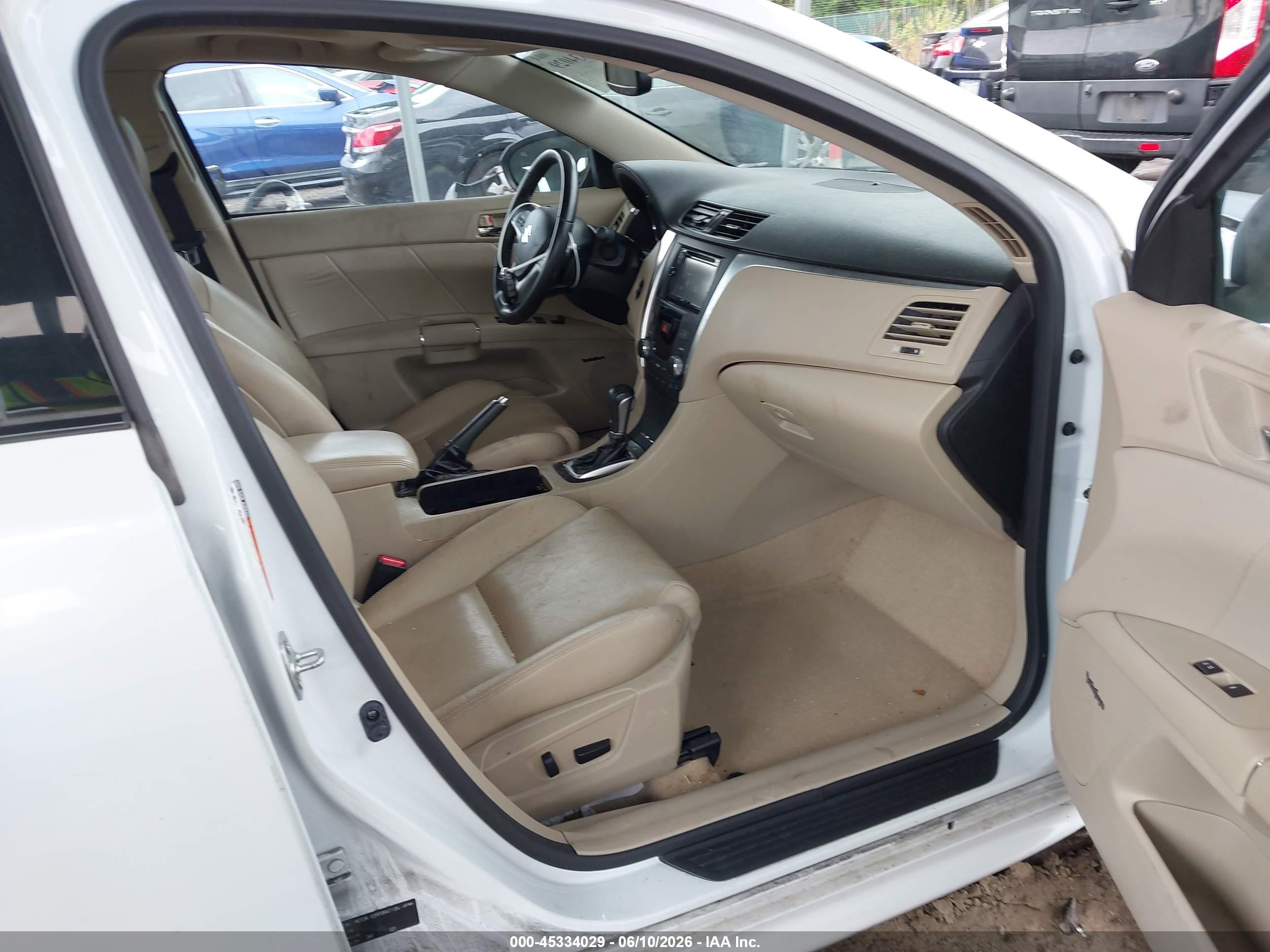 2012 Suzuki Kizashi Sport Sls White vin: JS2RF9A84C6100074