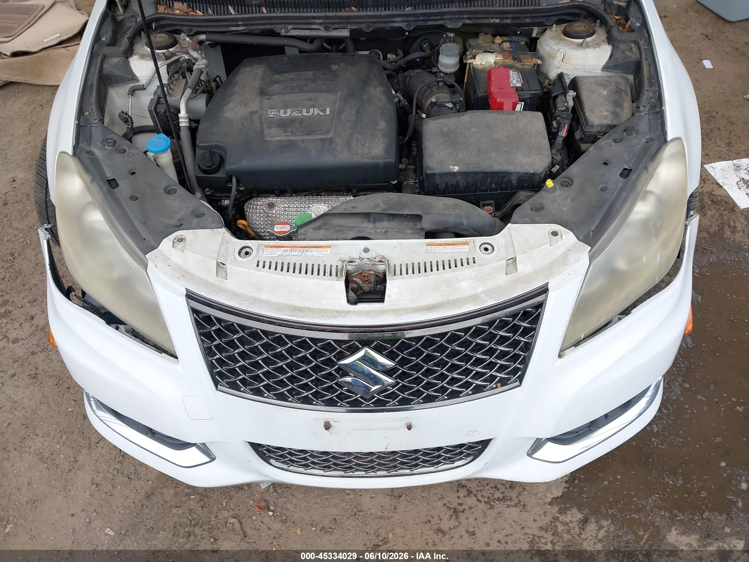 2012 Suzuki Kizashi Sport Sls White vin: JS2RF9A84C6100074