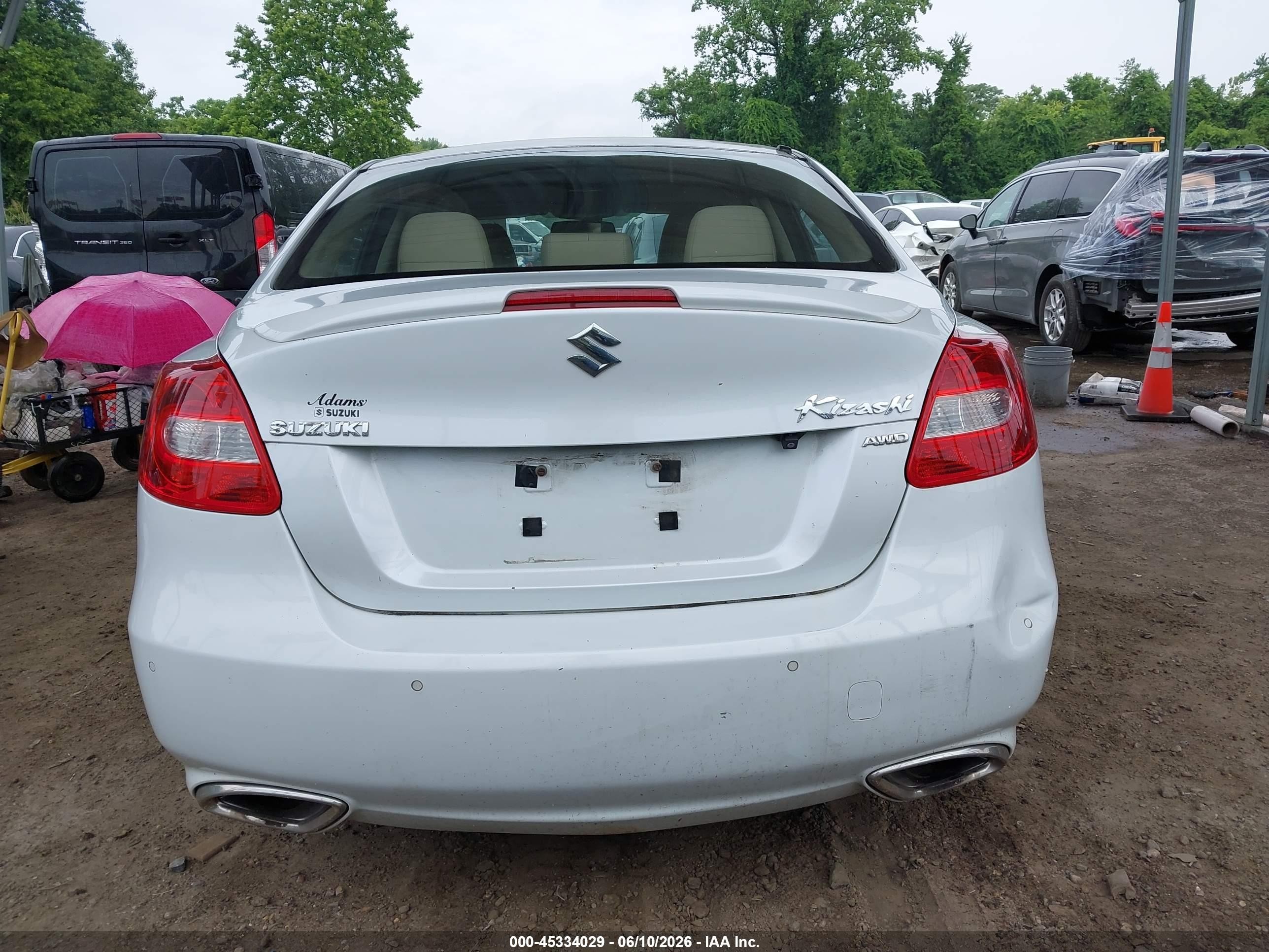 2012 Suzuki Kizashi Sport Sls White vin: JS2RF9A84C6100074