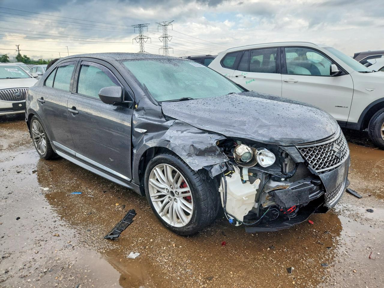 2011 Suzuki Kizashi Sport Sls Gray vin: JS2RF9A88B6110301