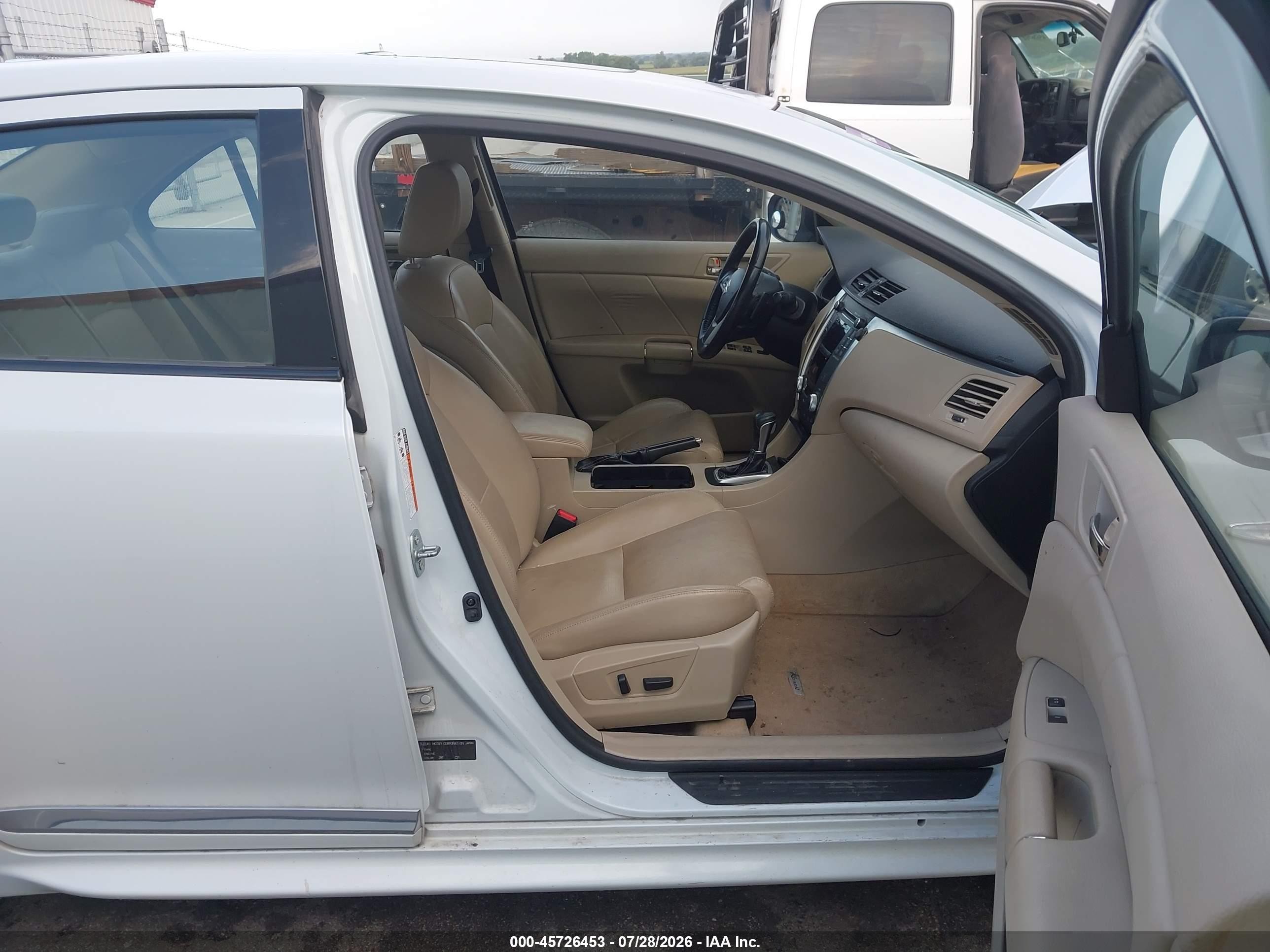 2011 Suzuki Kizashi Sport Sls White vin: JS2RF9A88B6111058