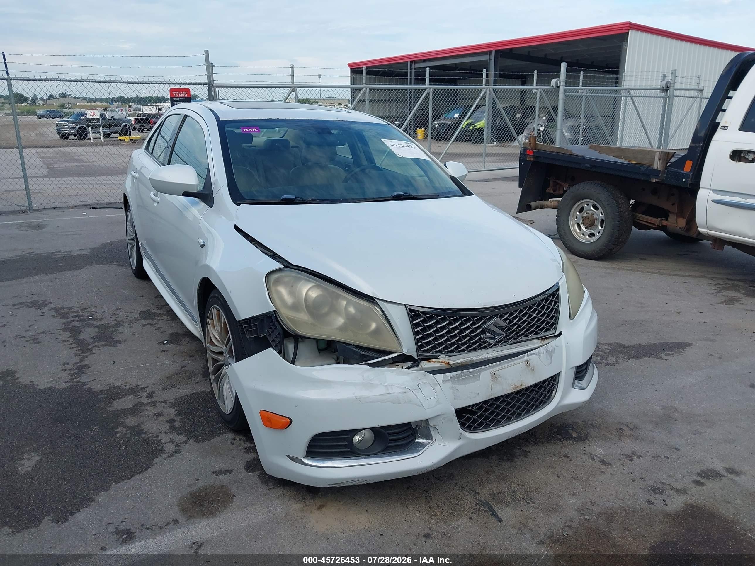 2011 Suzuki Kizashi Sport Sls White vin: JS2RF9A88B6111058
