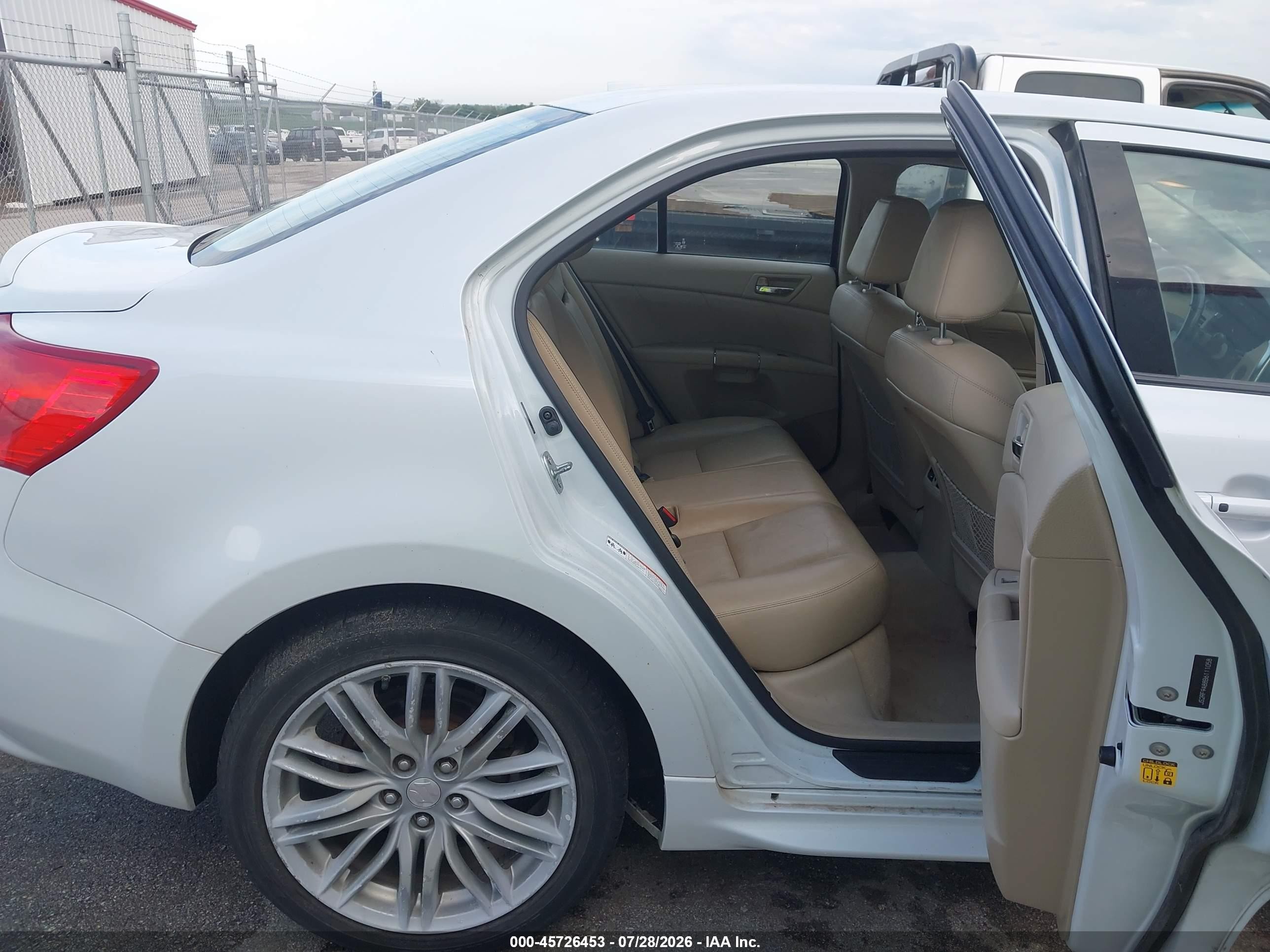 2011 Suzuki Kizashi Sport Sls White vin: JS2RF9A88B6111058