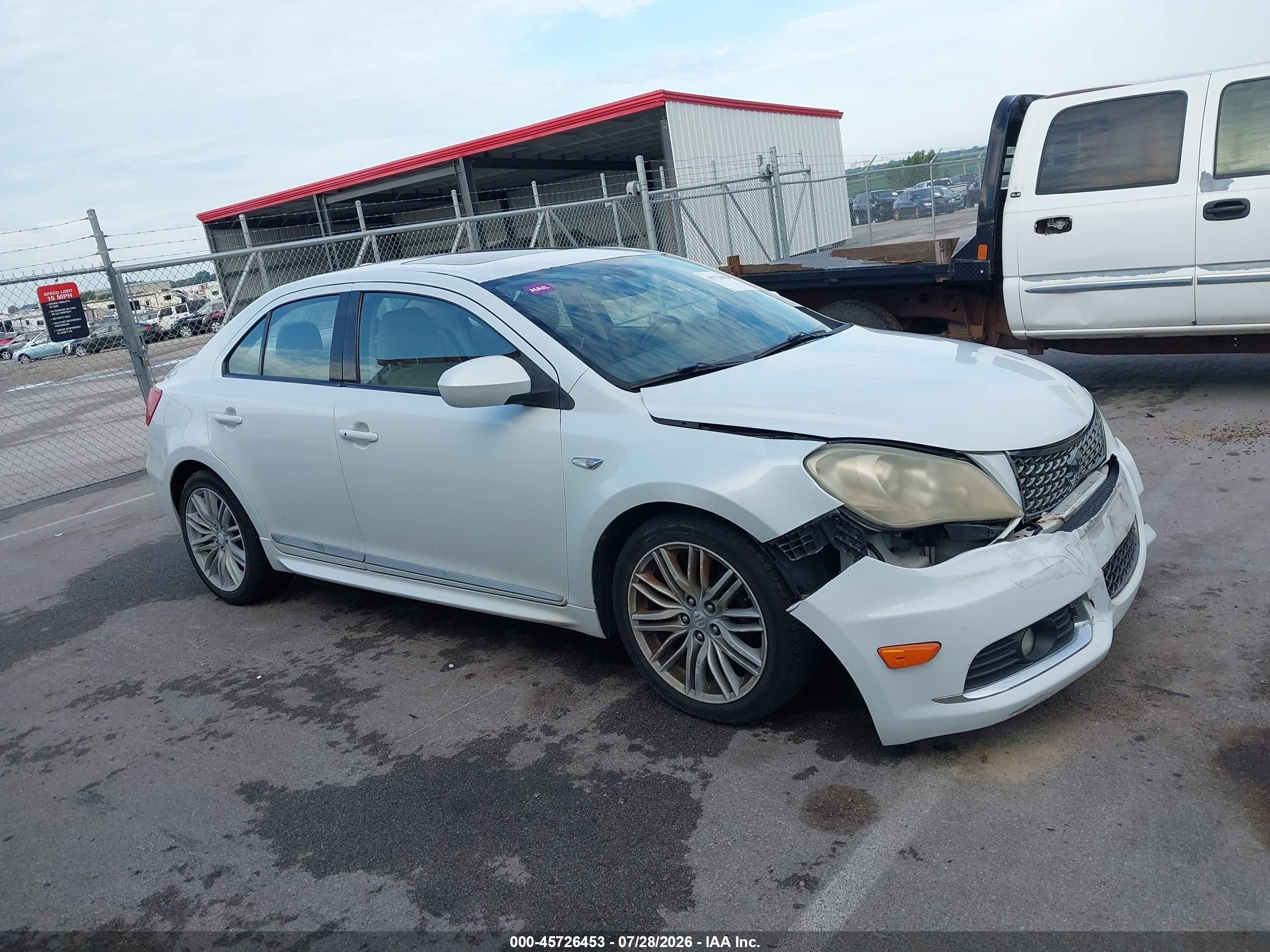 2011 Suzuki Kizashi Sport Sls White vin: JS2RF9A88B6111058