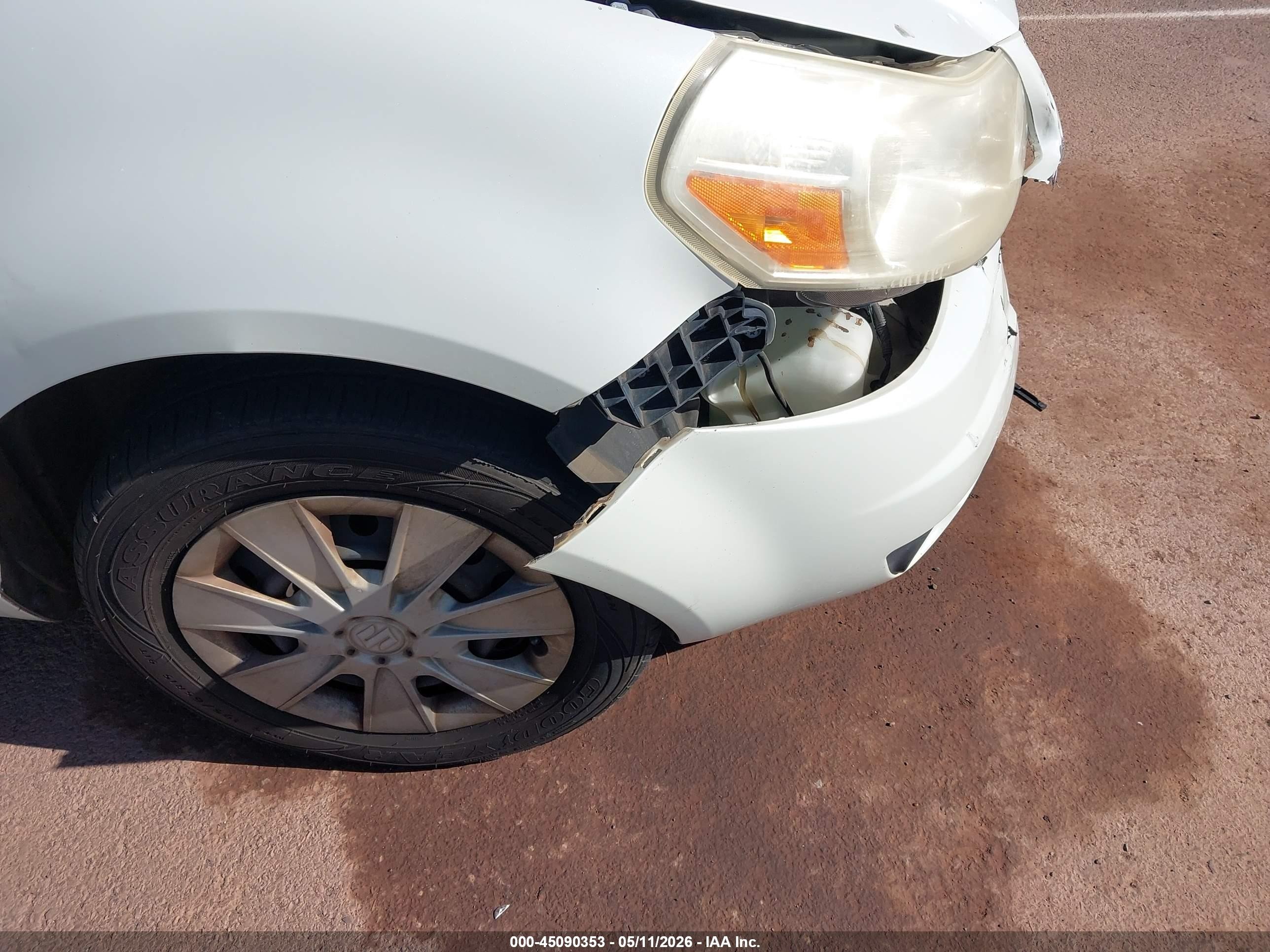 2008 Suzuki Sx4 Convenience Regional Edition/regional Edition/touring 2 Regional Edition White vin: JS2YA411885100592