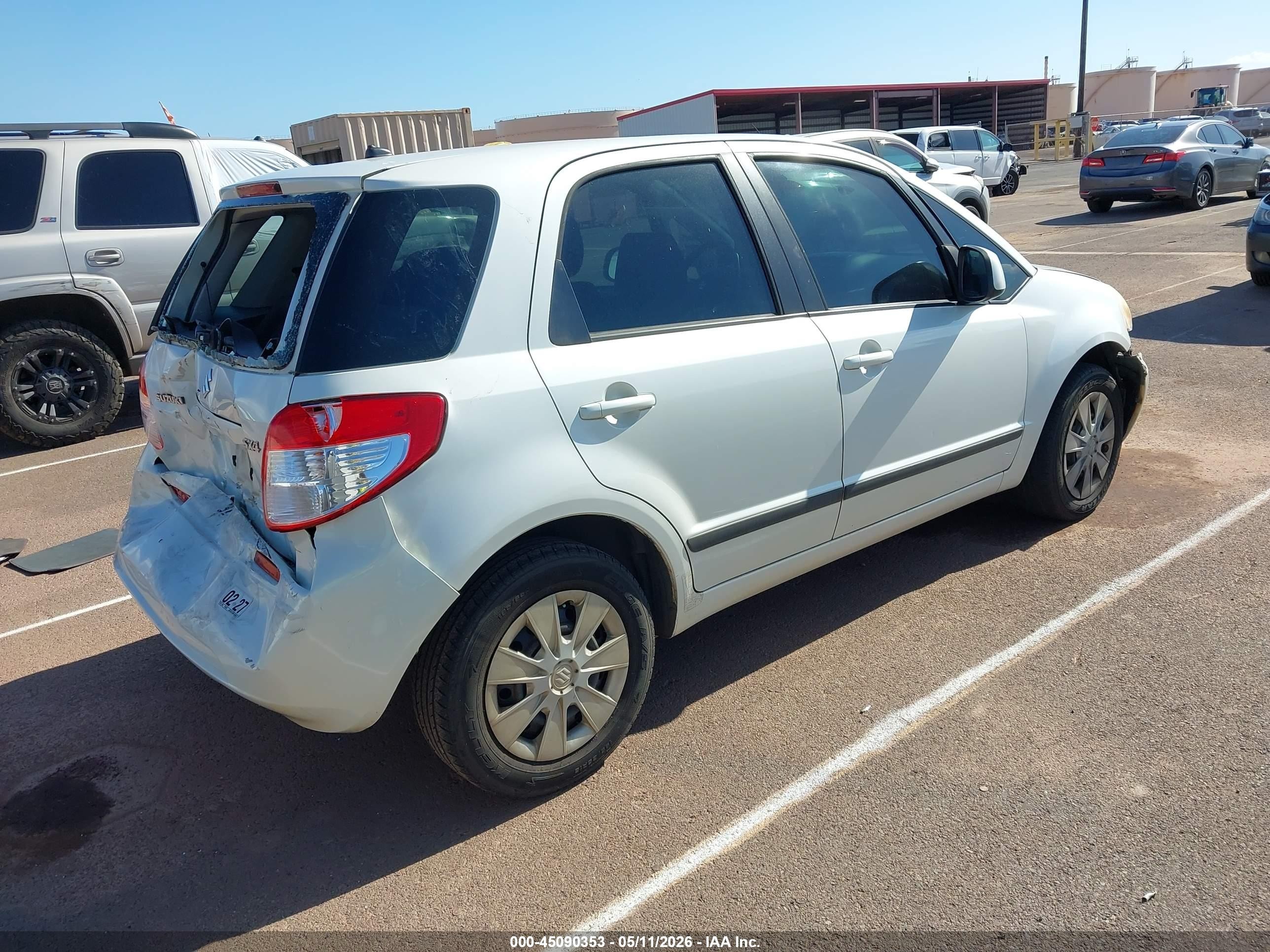 2008 Suzuki Sx4 Convenience Regional Edition/regional Edition/touring 2 Regional Edition White vin: JS2YA411885100592