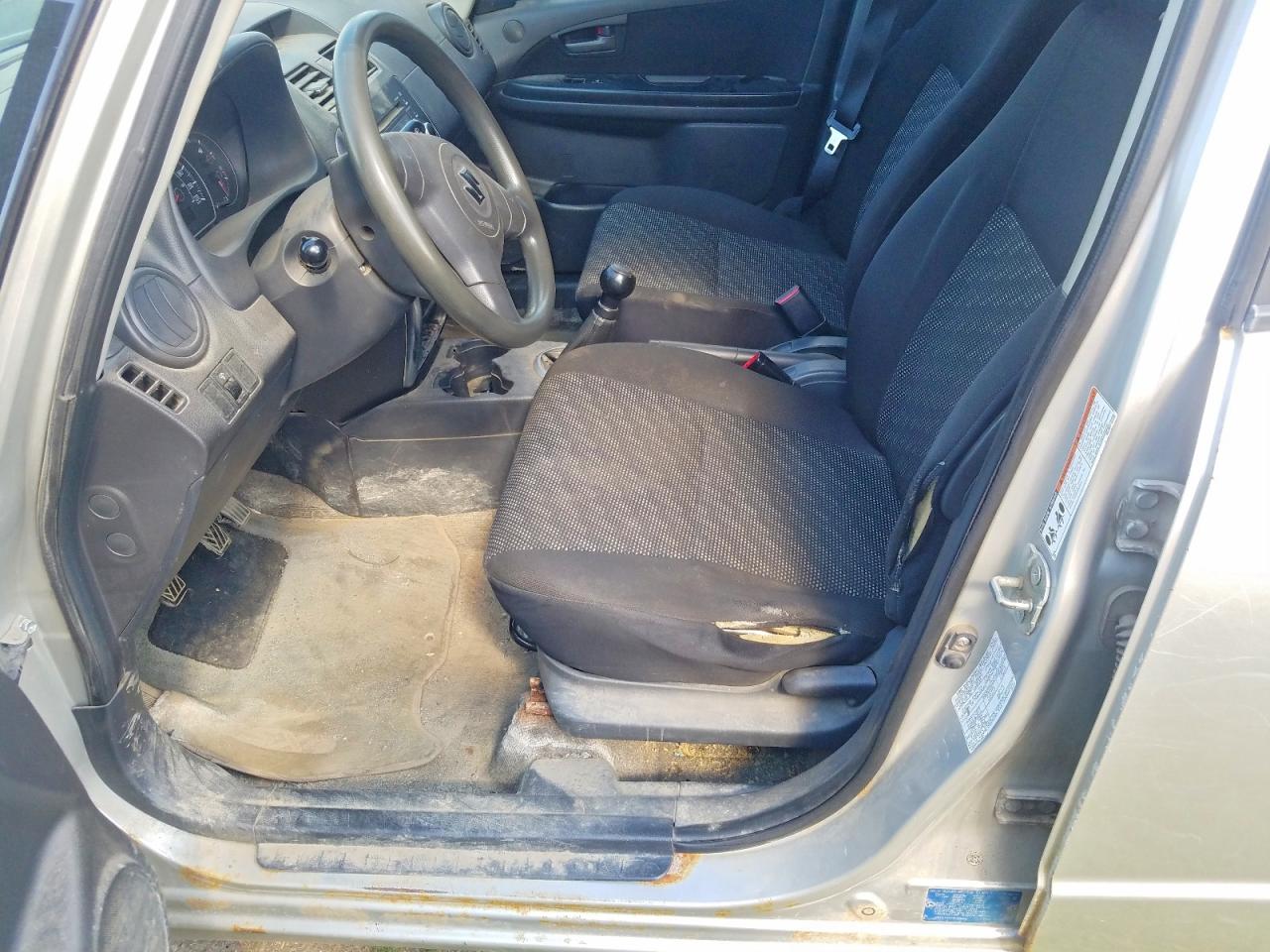 2007 Suzuki Sx4 Silver vin: JS2YA411X75100656